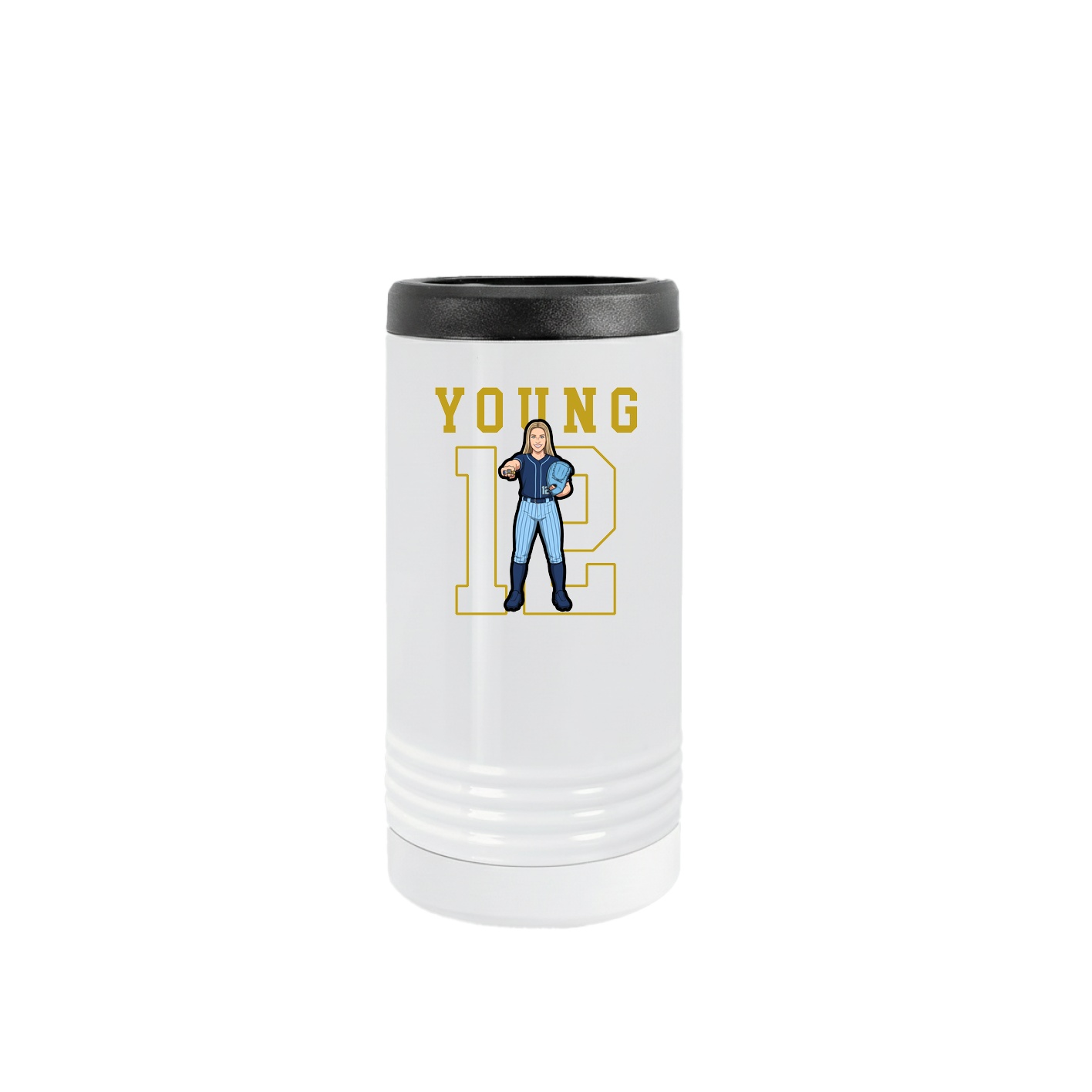 Slim Beverage Holder — Shirsey in White