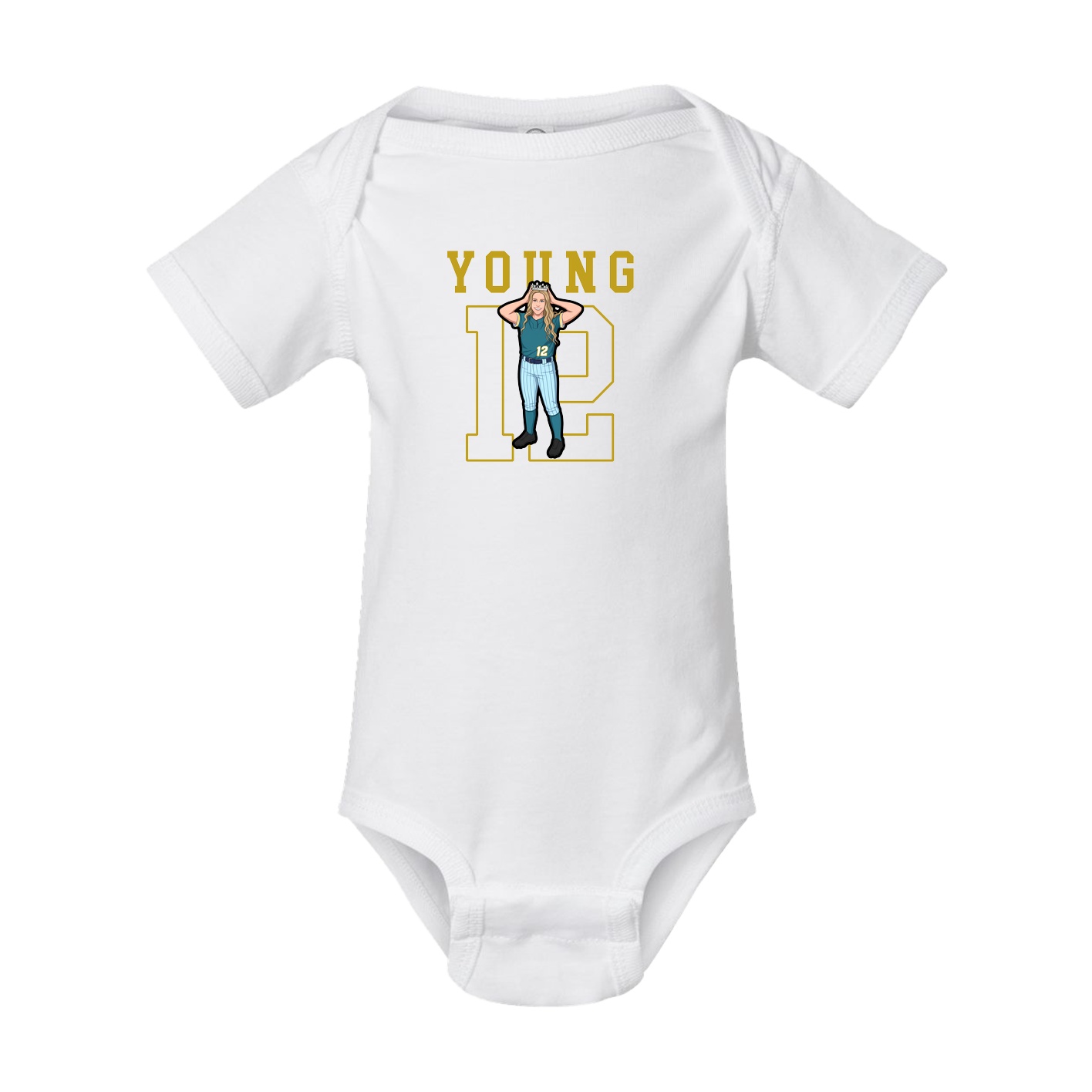Baby Onesie — Shirsey in White