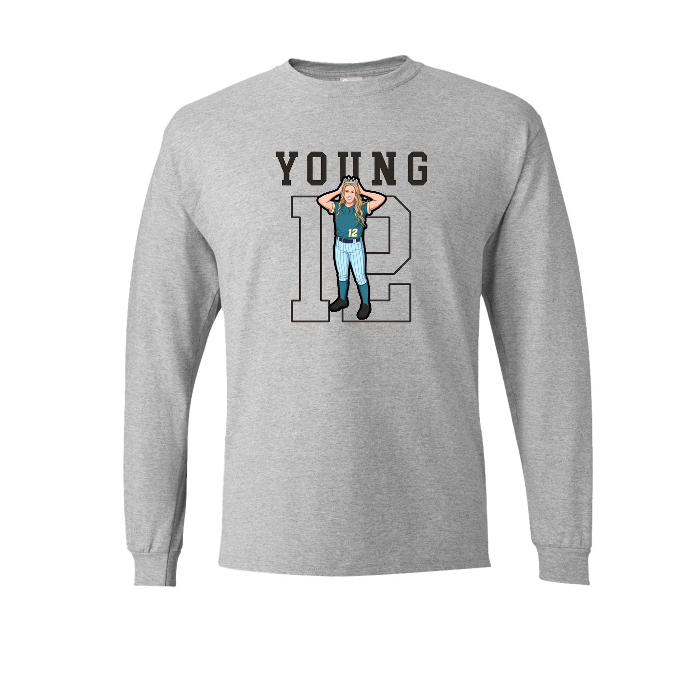 Long Sleeve Tee — Shirsey in Grey