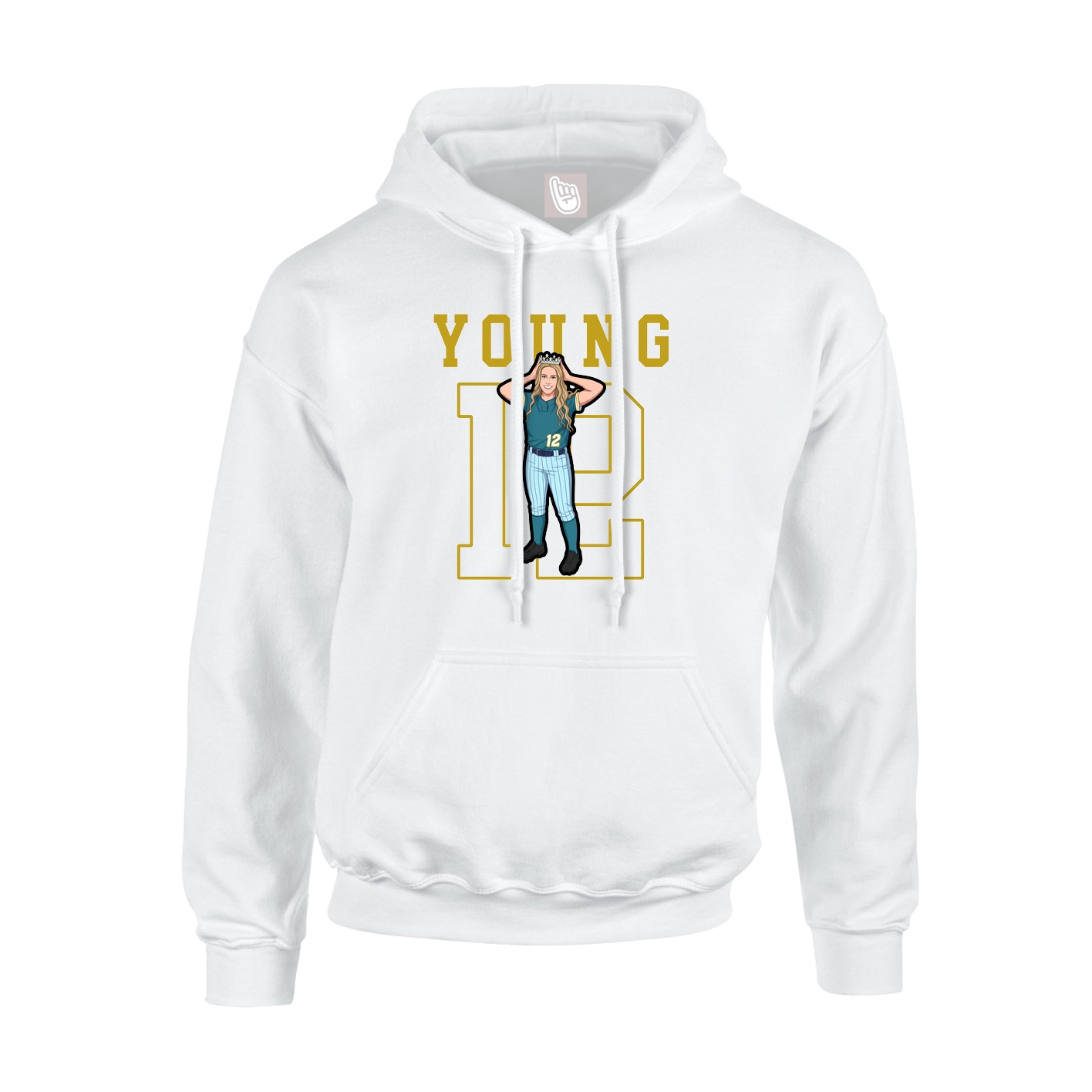 Youth Hoodie — Shirsey in White