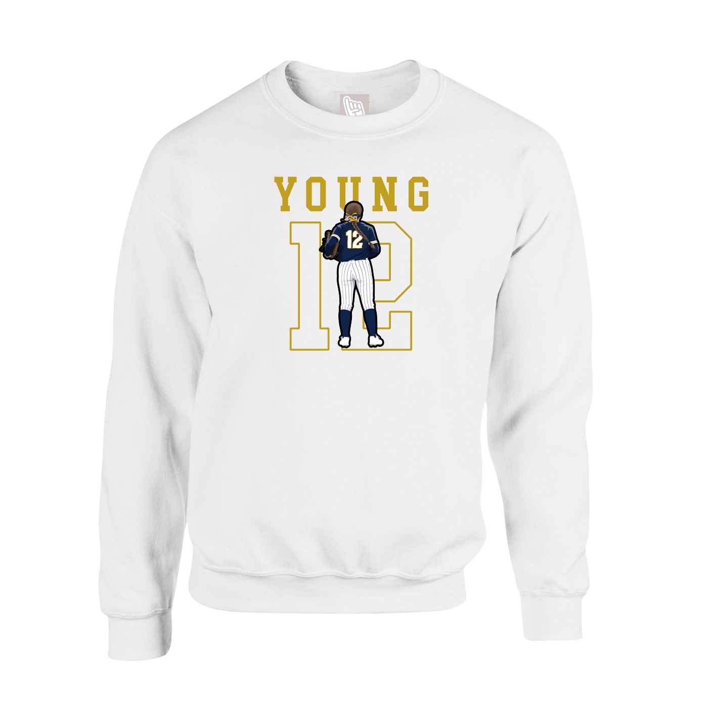 Fleece Crew — Shirsey in White
