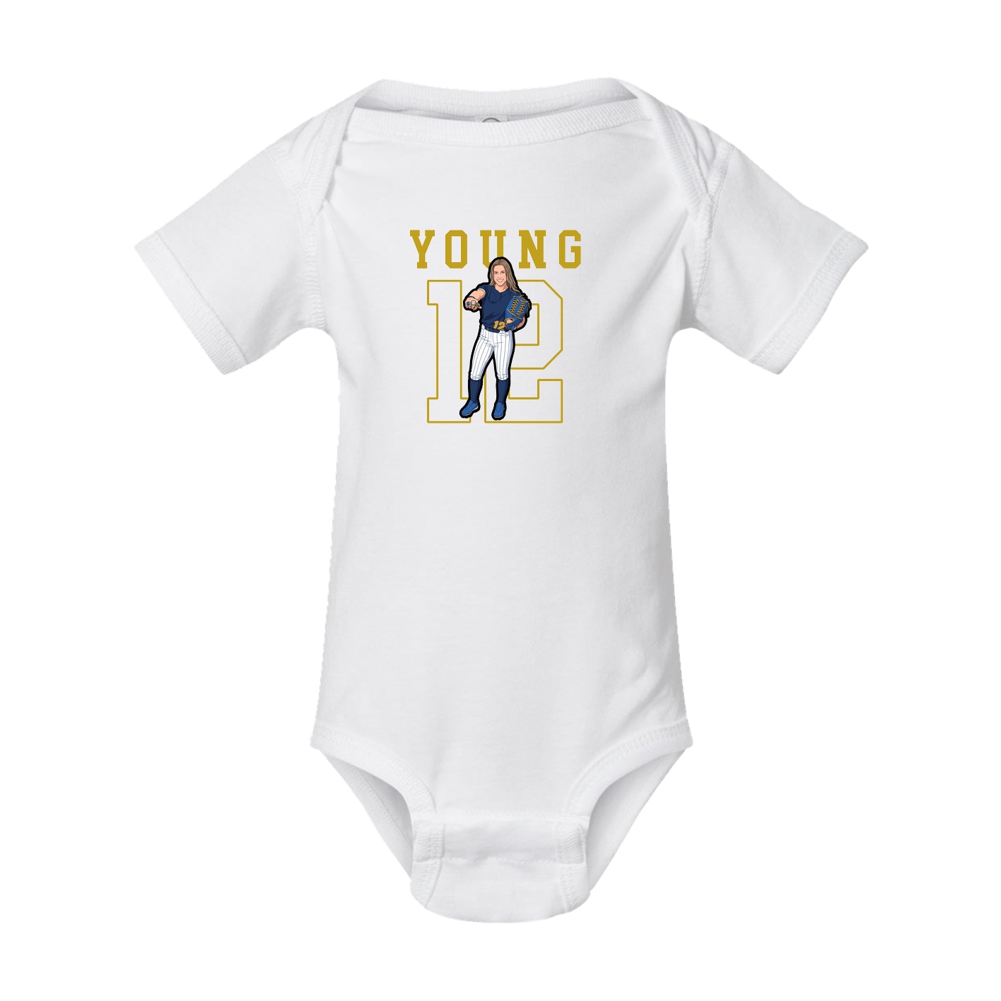 Baby Onesie — Shirsey in White