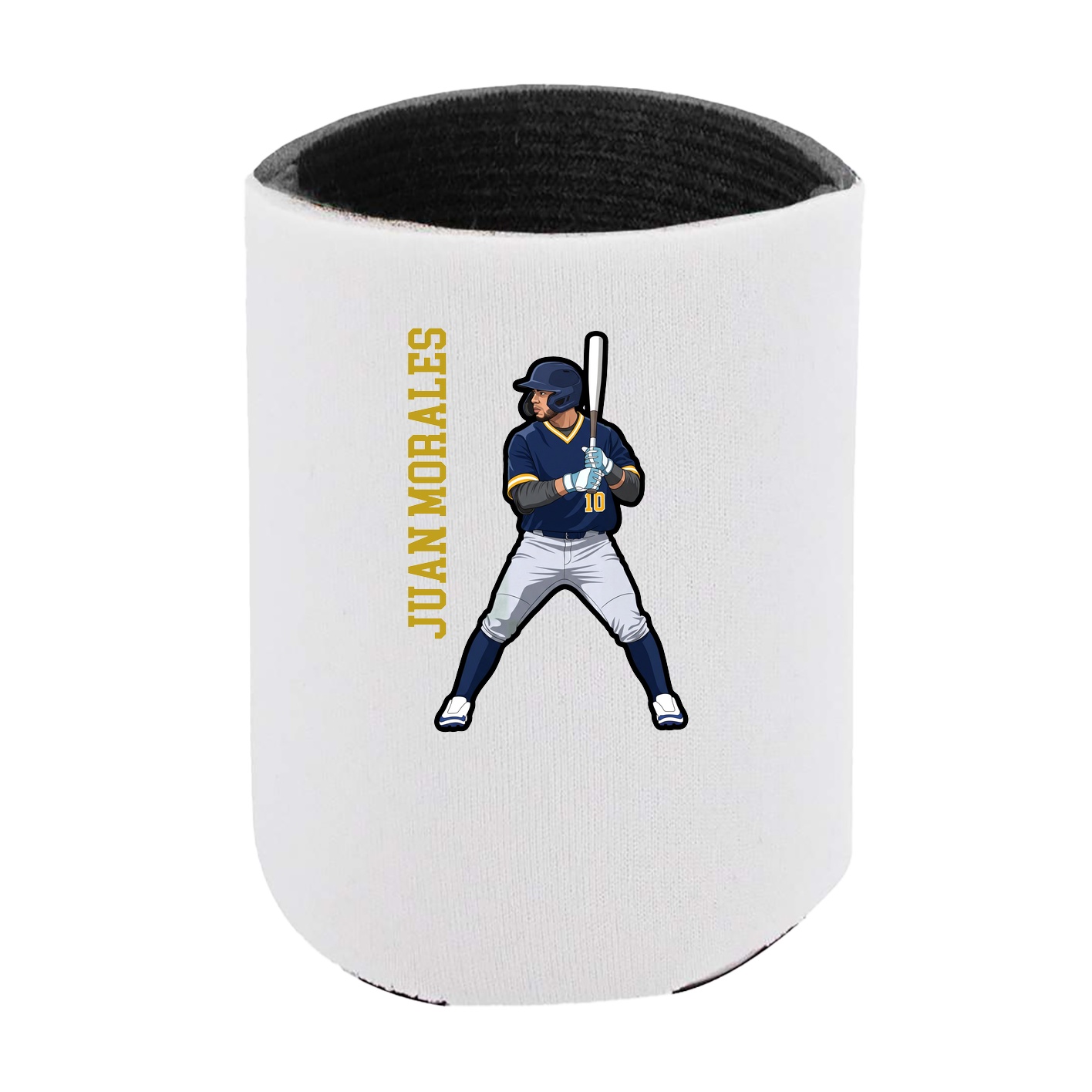 Can Holder — Name Vertical in White
