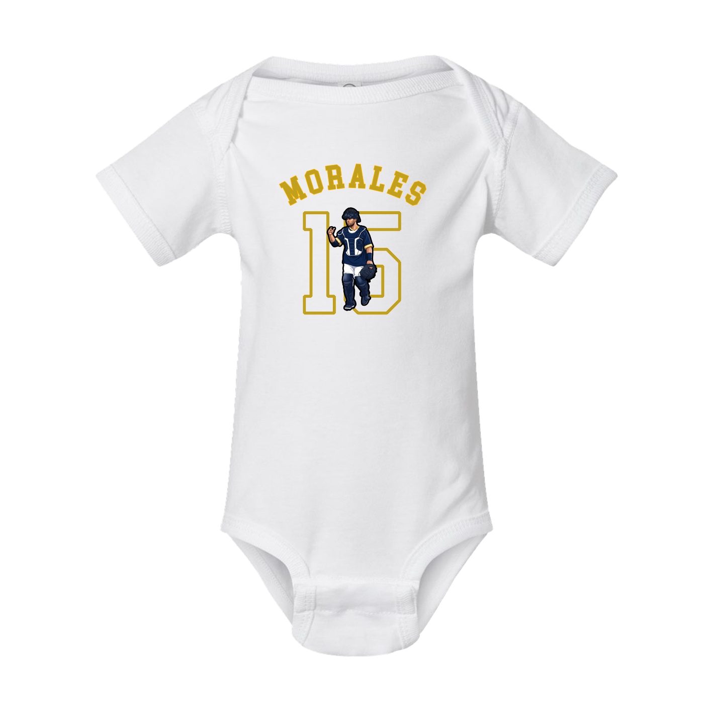 Baby Onesie — Shirsey Arch in White