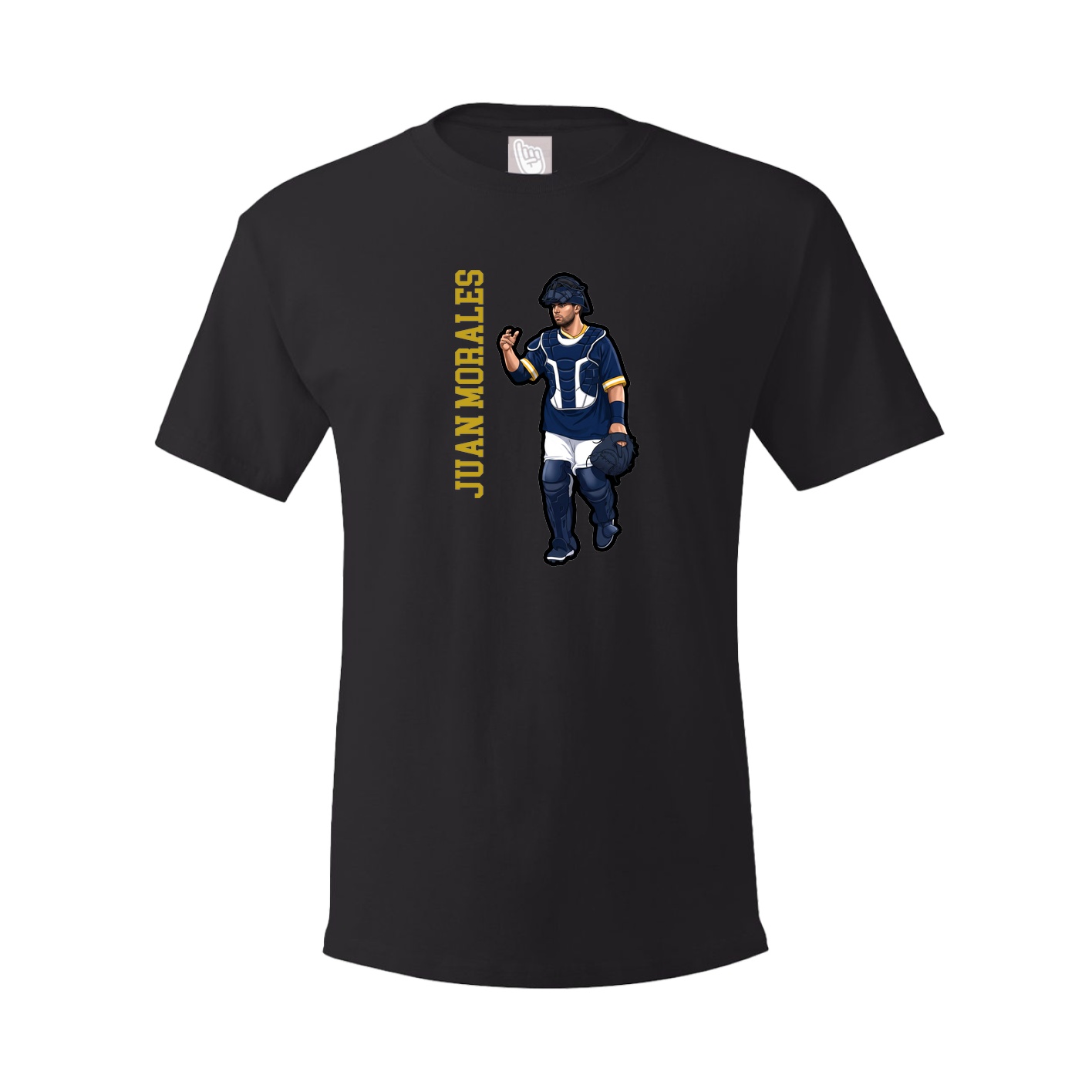 Tee — Name Vertical in Black