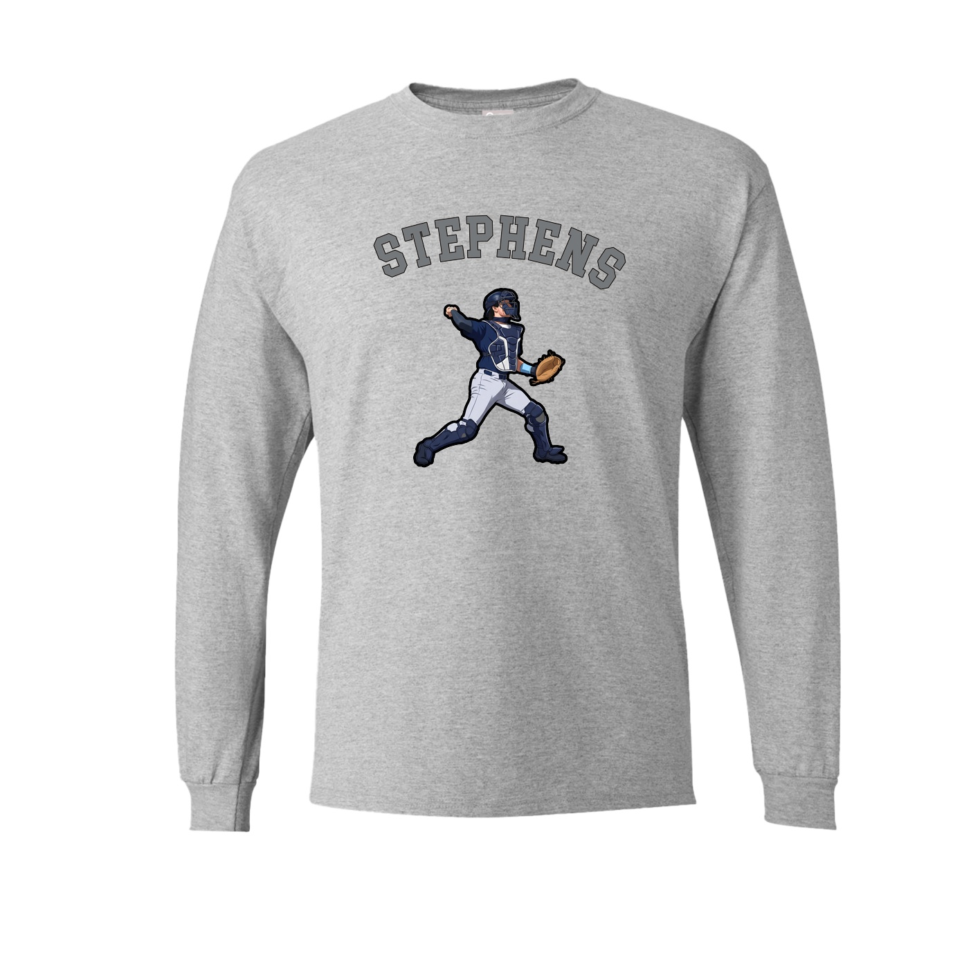 Long Sleeve Tee — Shirsey Arch in Grey