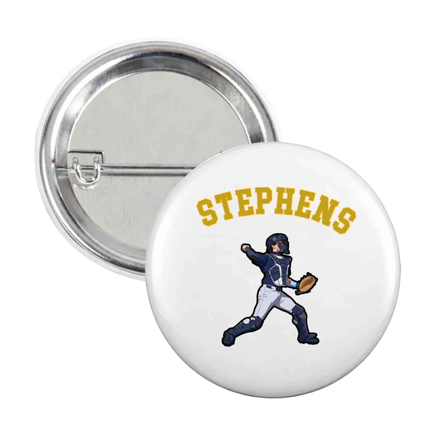 Game Day Button — Shirsey Arch in White