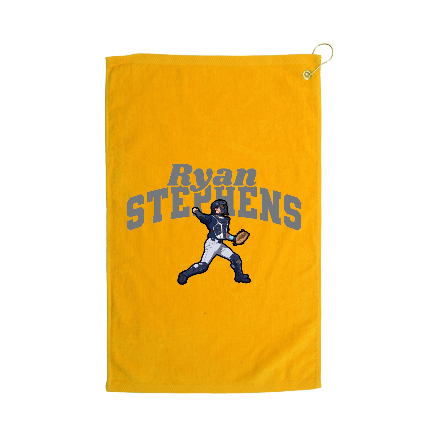 Golf Towel — Signature Arch in Gold