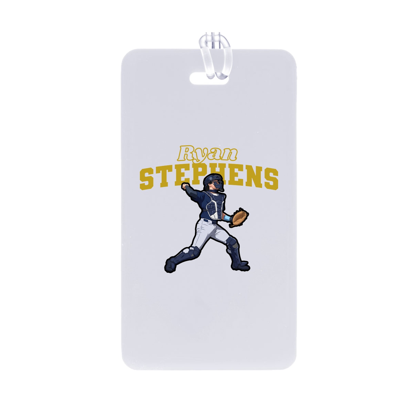 Bag Tag — Name Arch in Classic