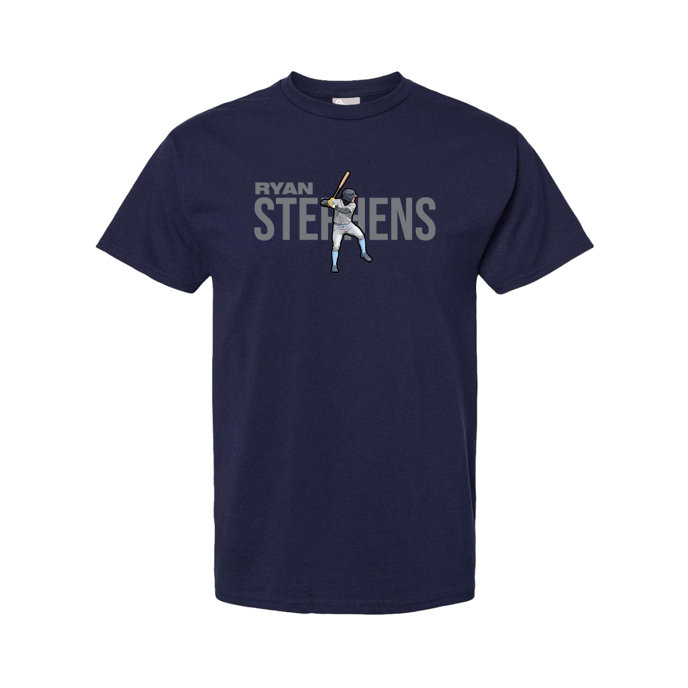 Youth Tee — Player Name in Navy