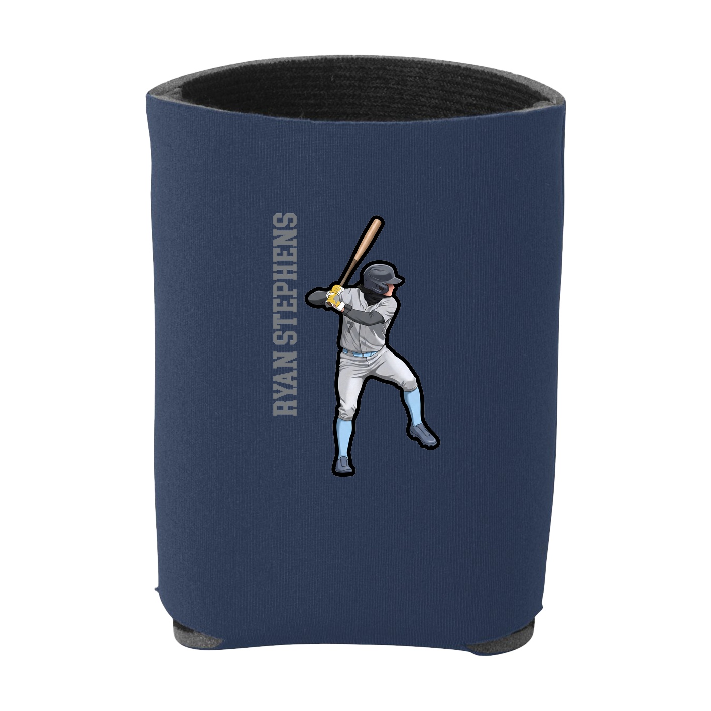 Can Holder — Name Vertical in Navy