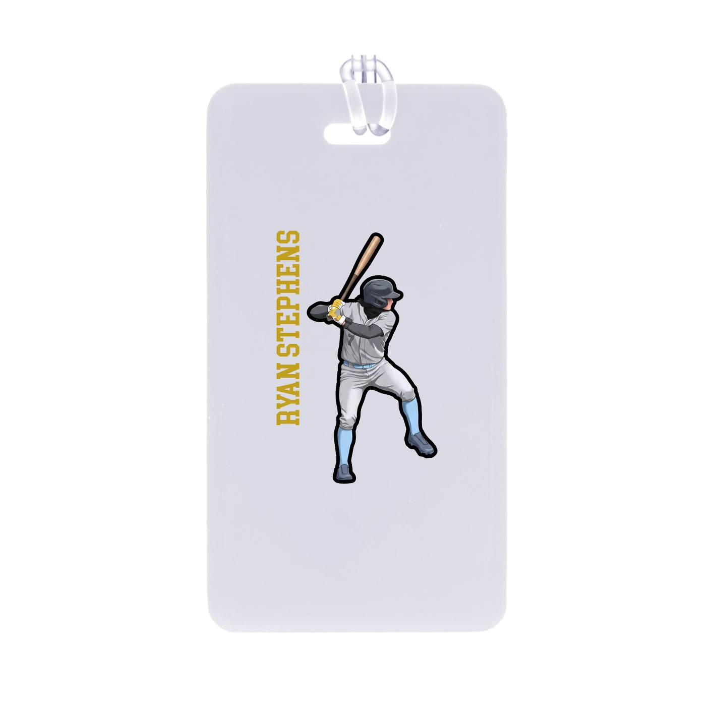 Bag Tag — Name Vertical in Classic
