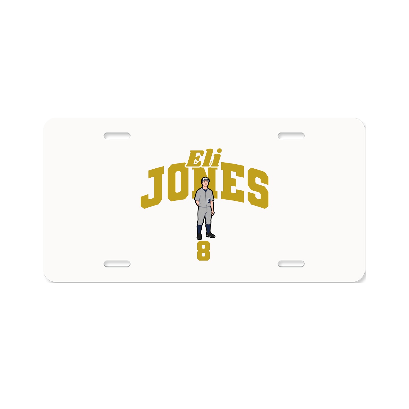 License Plate — Signature Arch in Classic