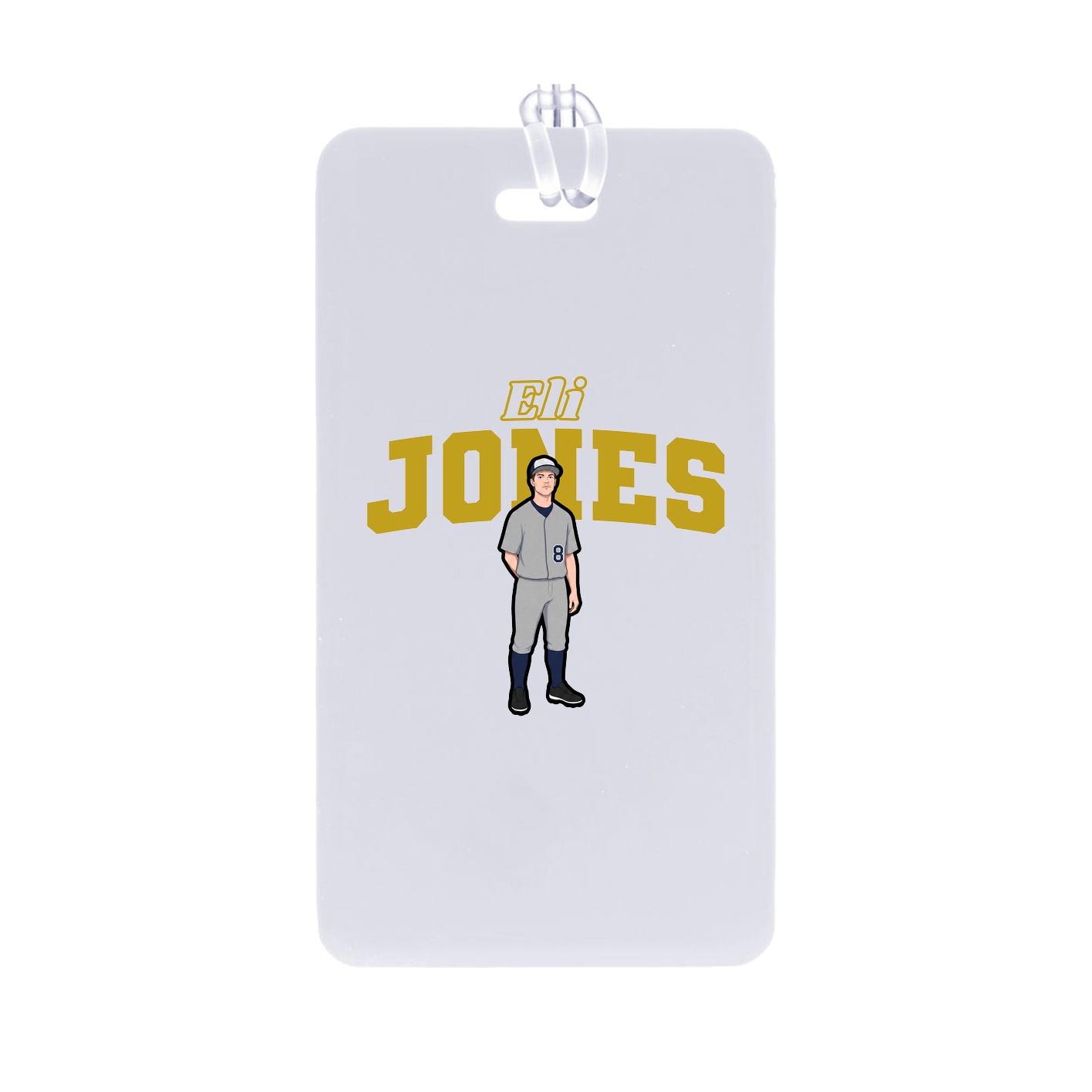 Bag Tag — Name Arch in Classic