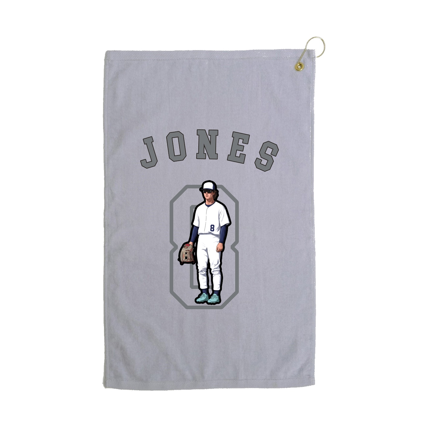 Golf Towel — Shirsey Arch in Grey