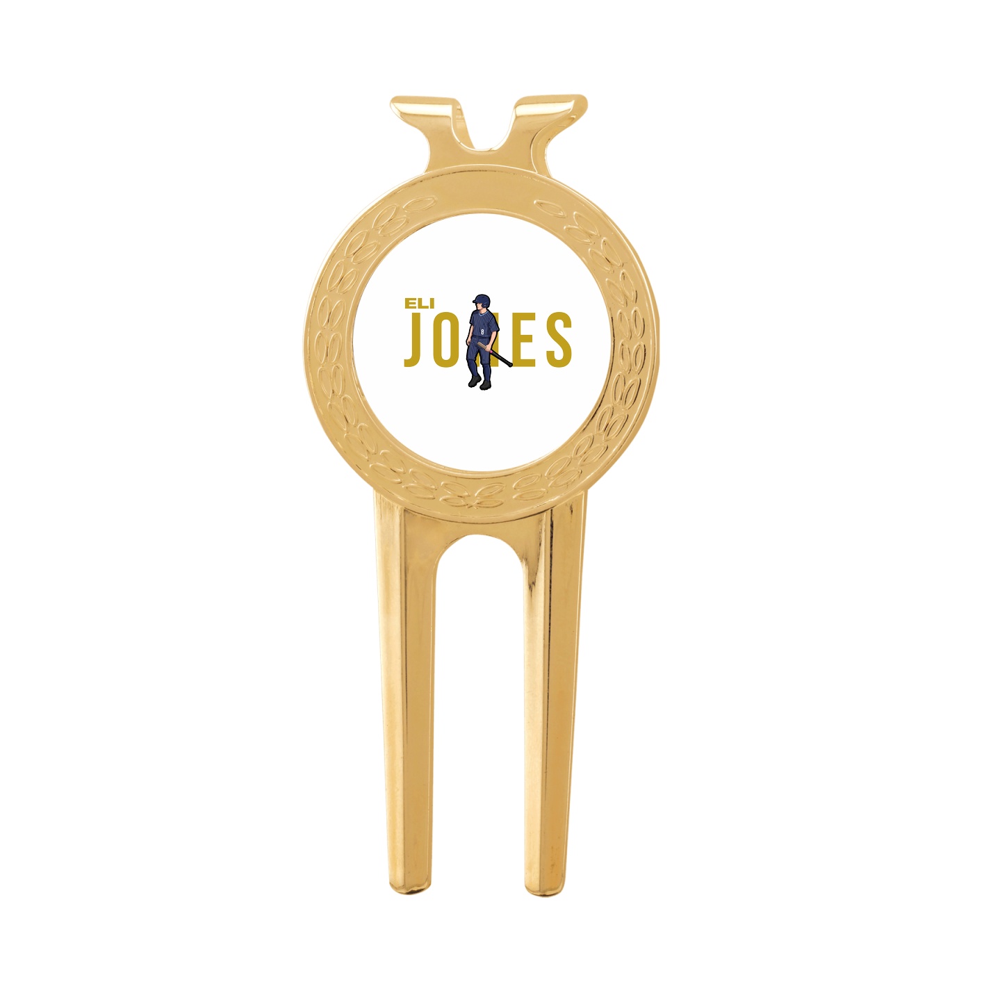 Divot Tool with Ball Marker — Player Name in Classic