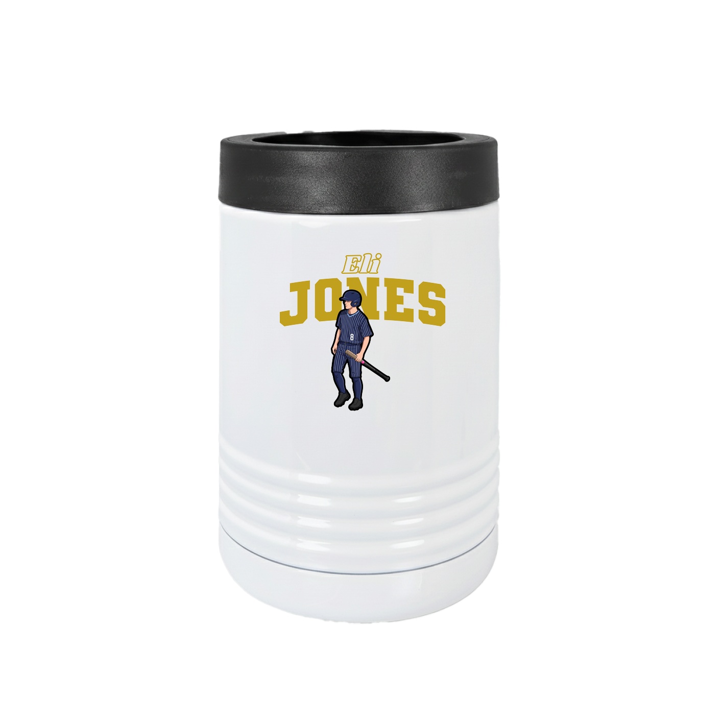 Beverage Holder — Name Arch in White