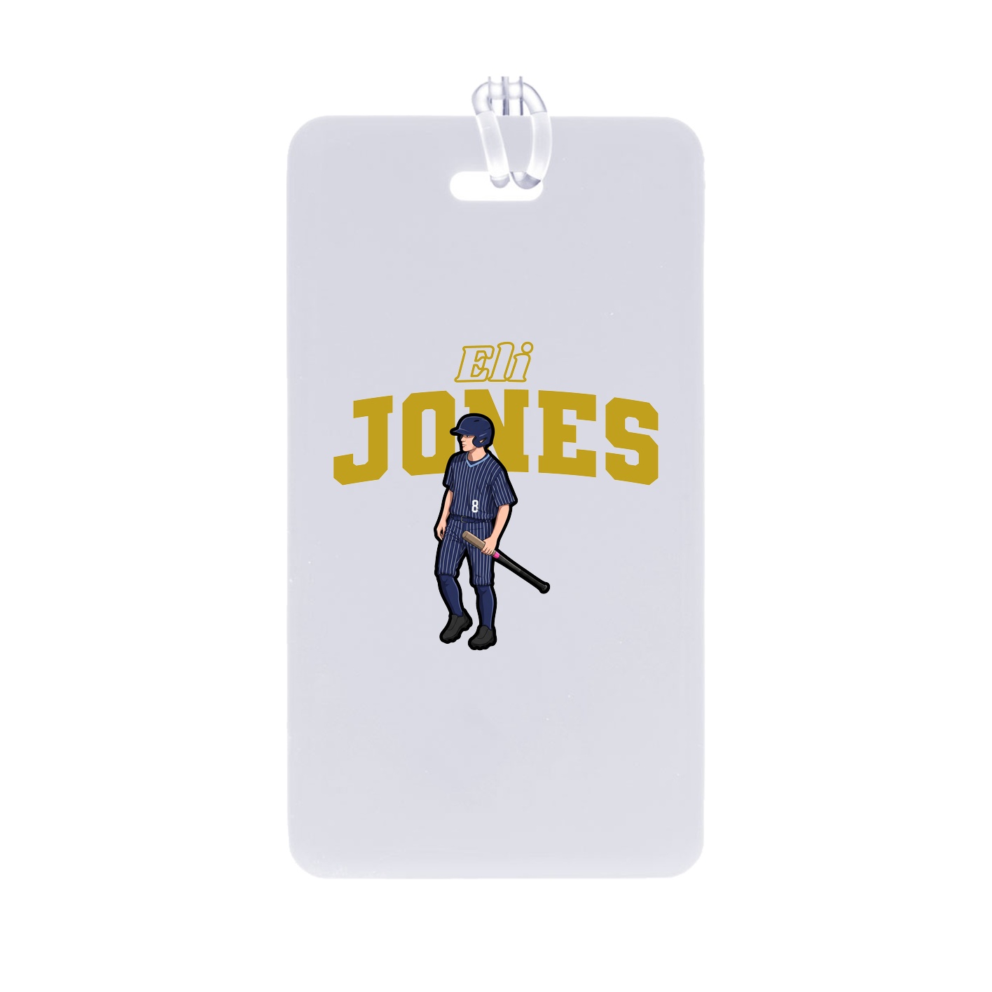 Bag Tag — Name Arch in Classic