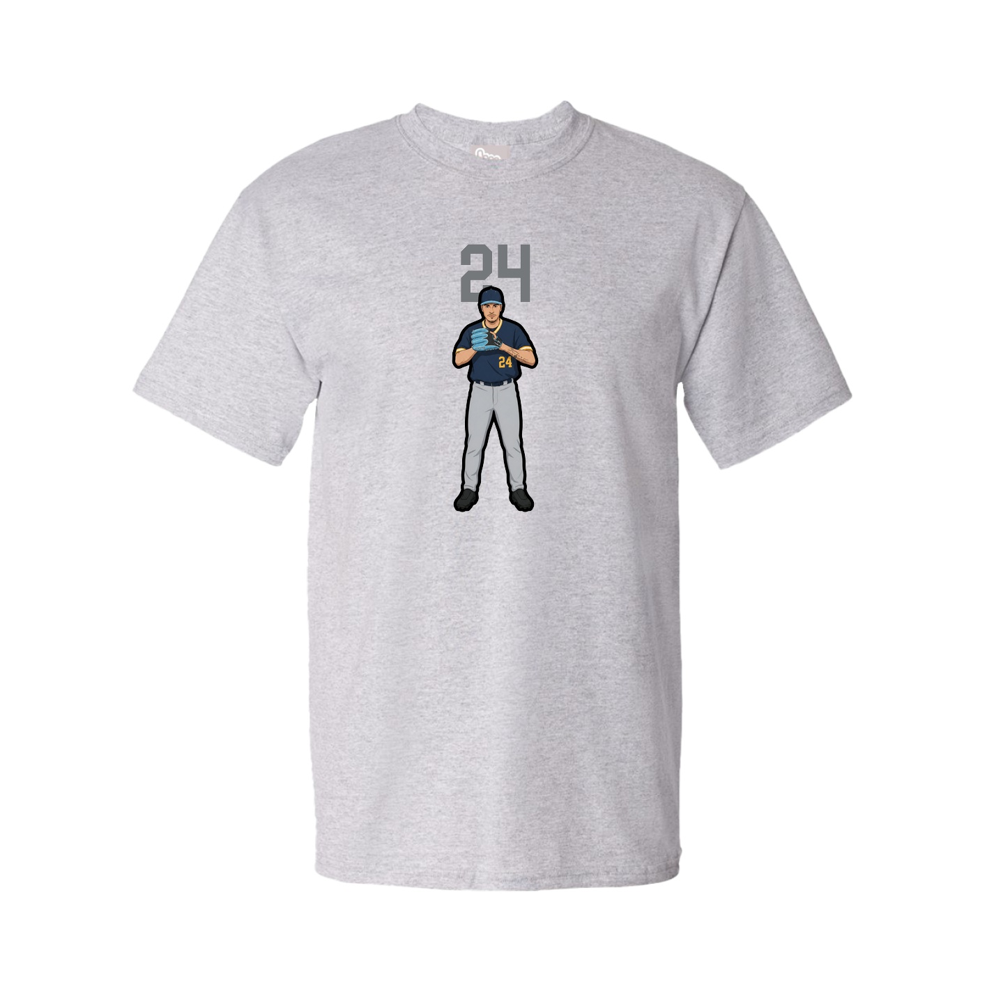 Tee — Number Top in Grey