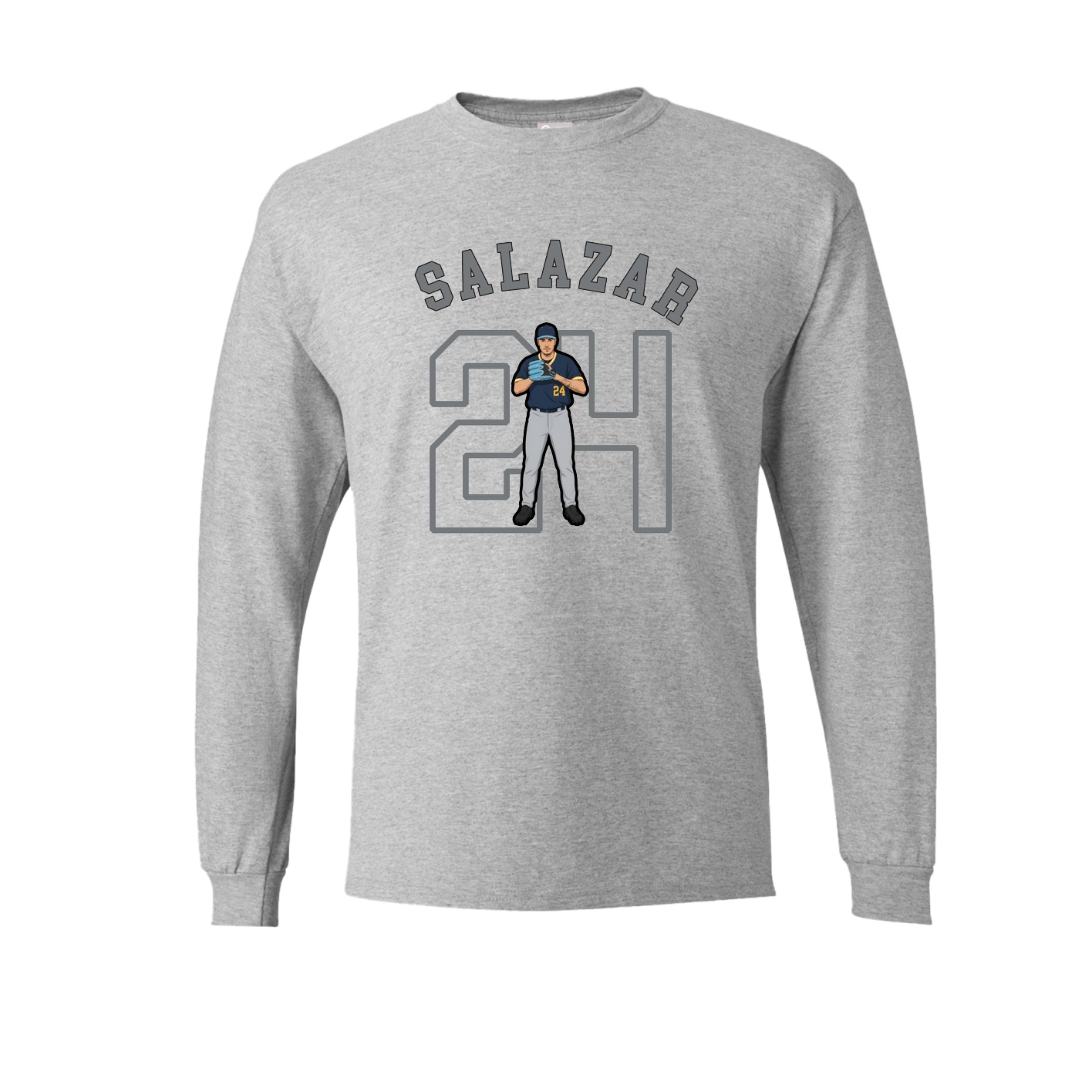 Long Sleeve Tee — Shirsey Arch in Grey