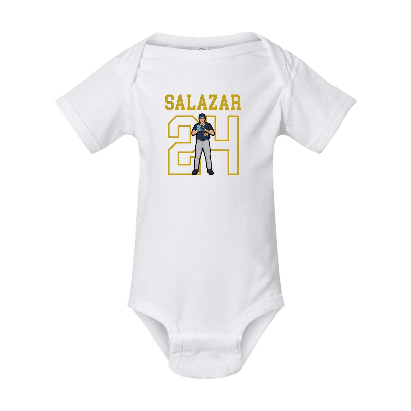 Baby Onesie — Shirsey in White