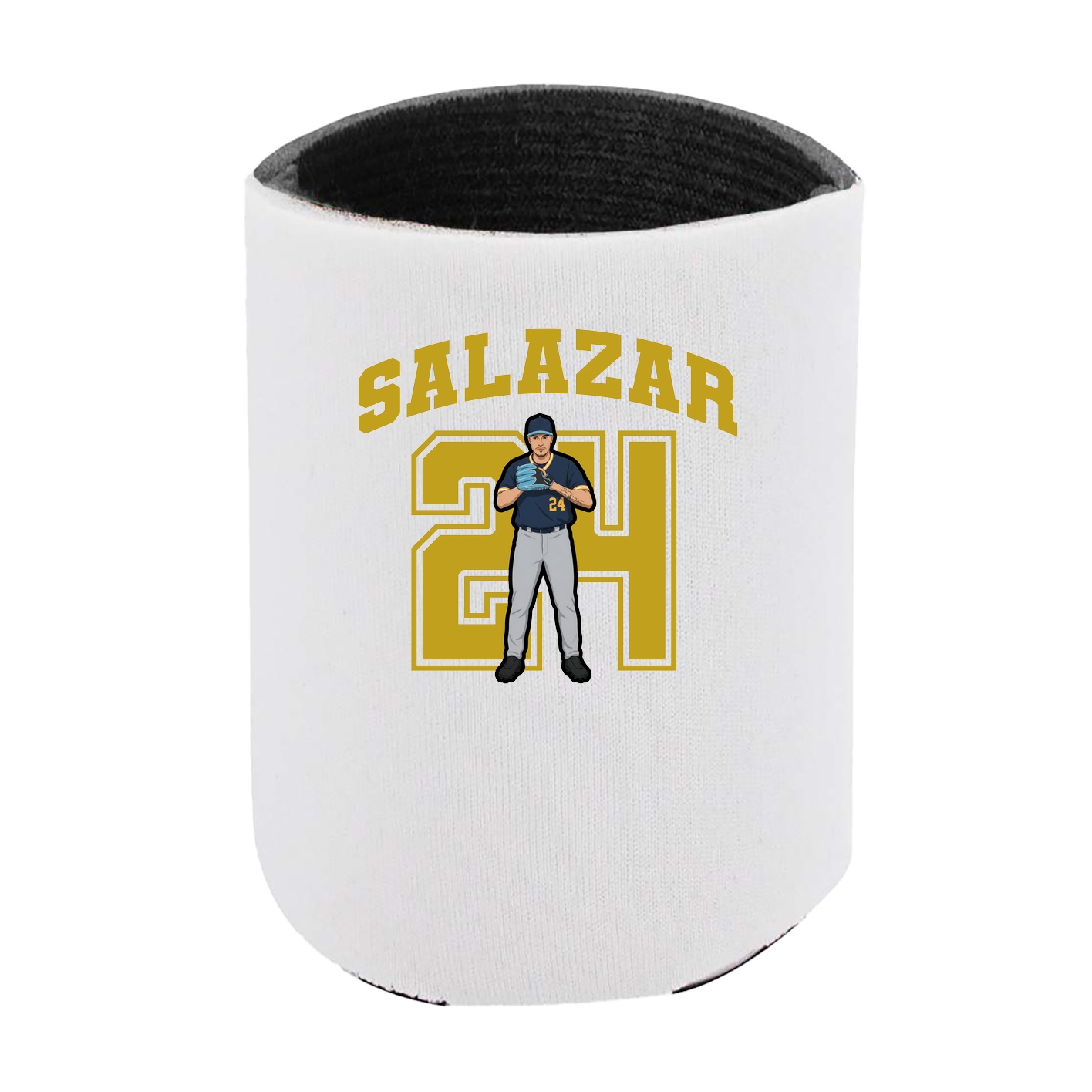 Can Holder — Number in White