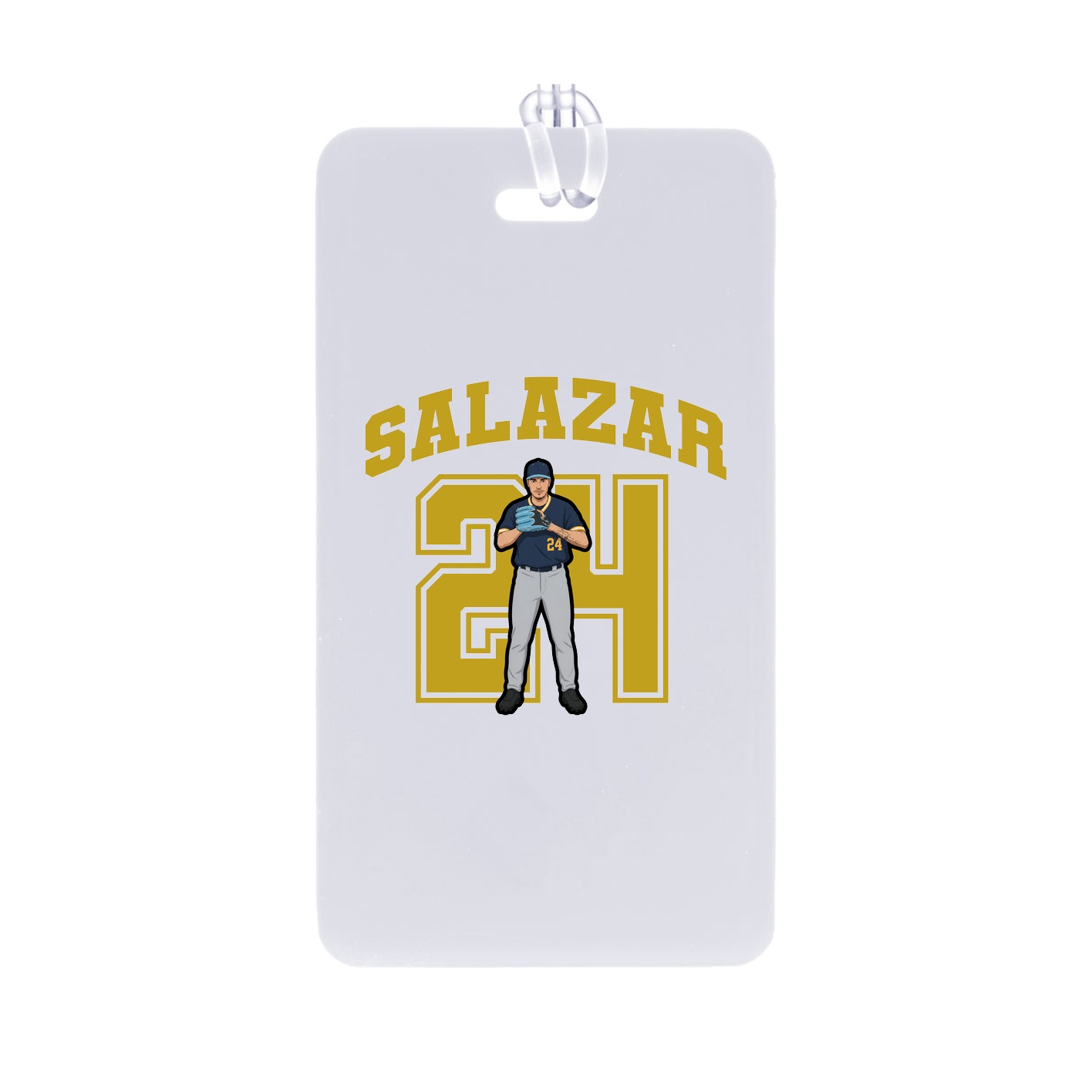 Bag Tag — Number in Classic