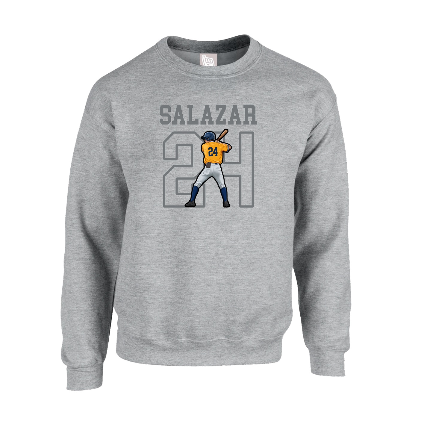 Fleece Crew — Shirsey in Grey