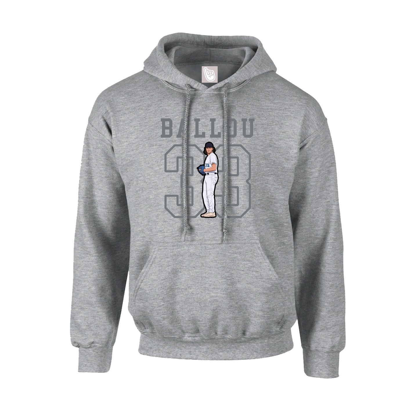 Hoodie — Shirsey in Grey