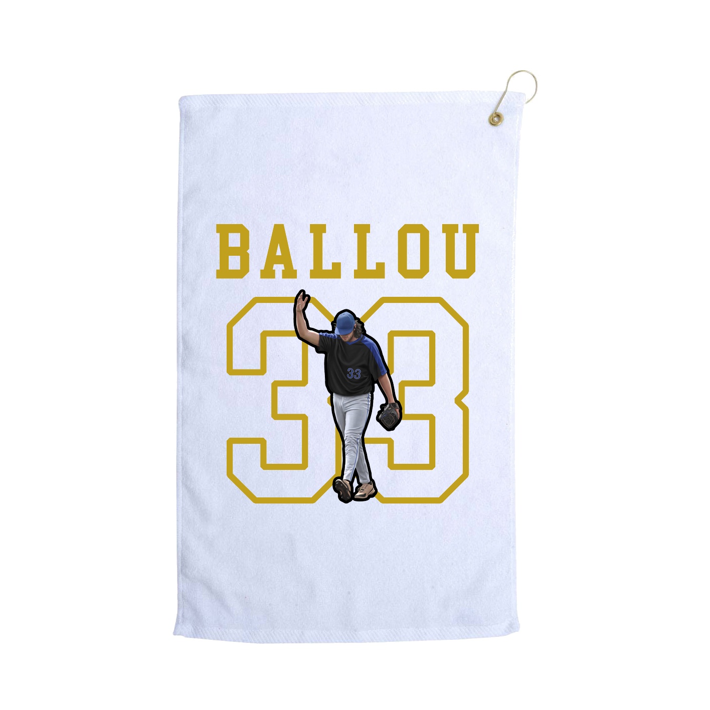 Golf Towel — Shirsey in White