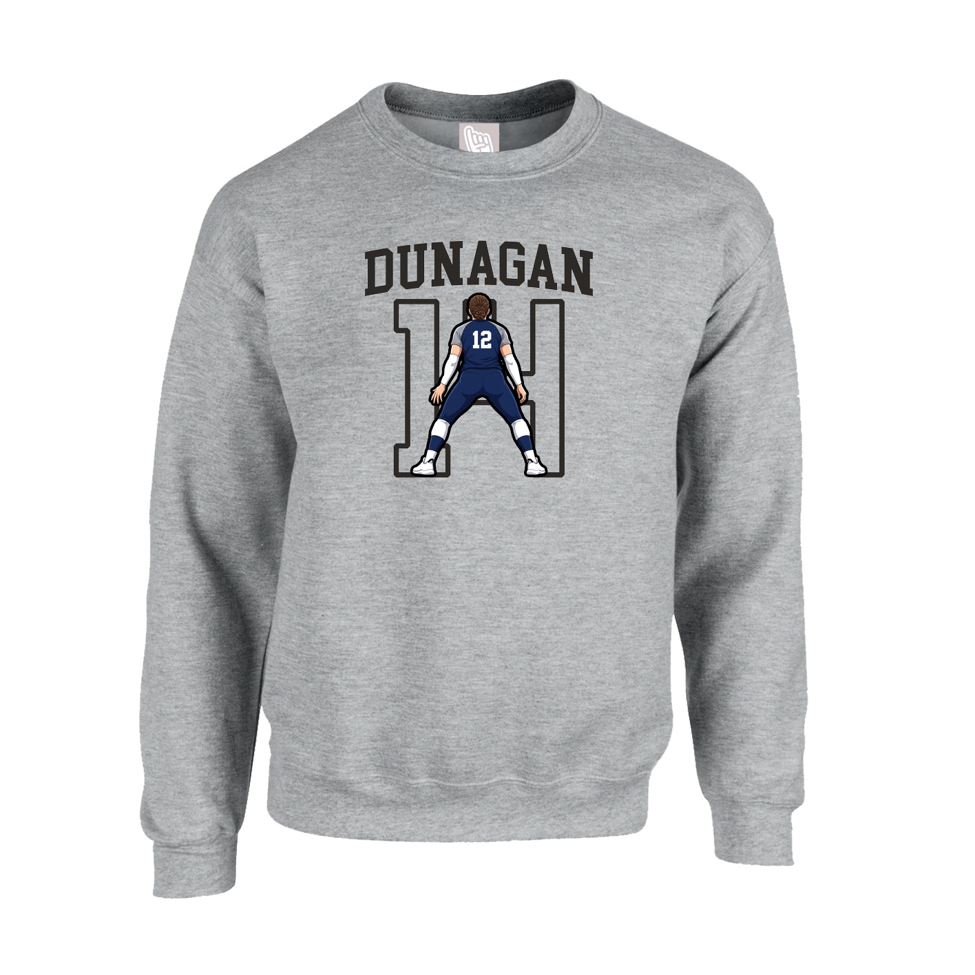 Fleece Crew — Shirsey in Grey