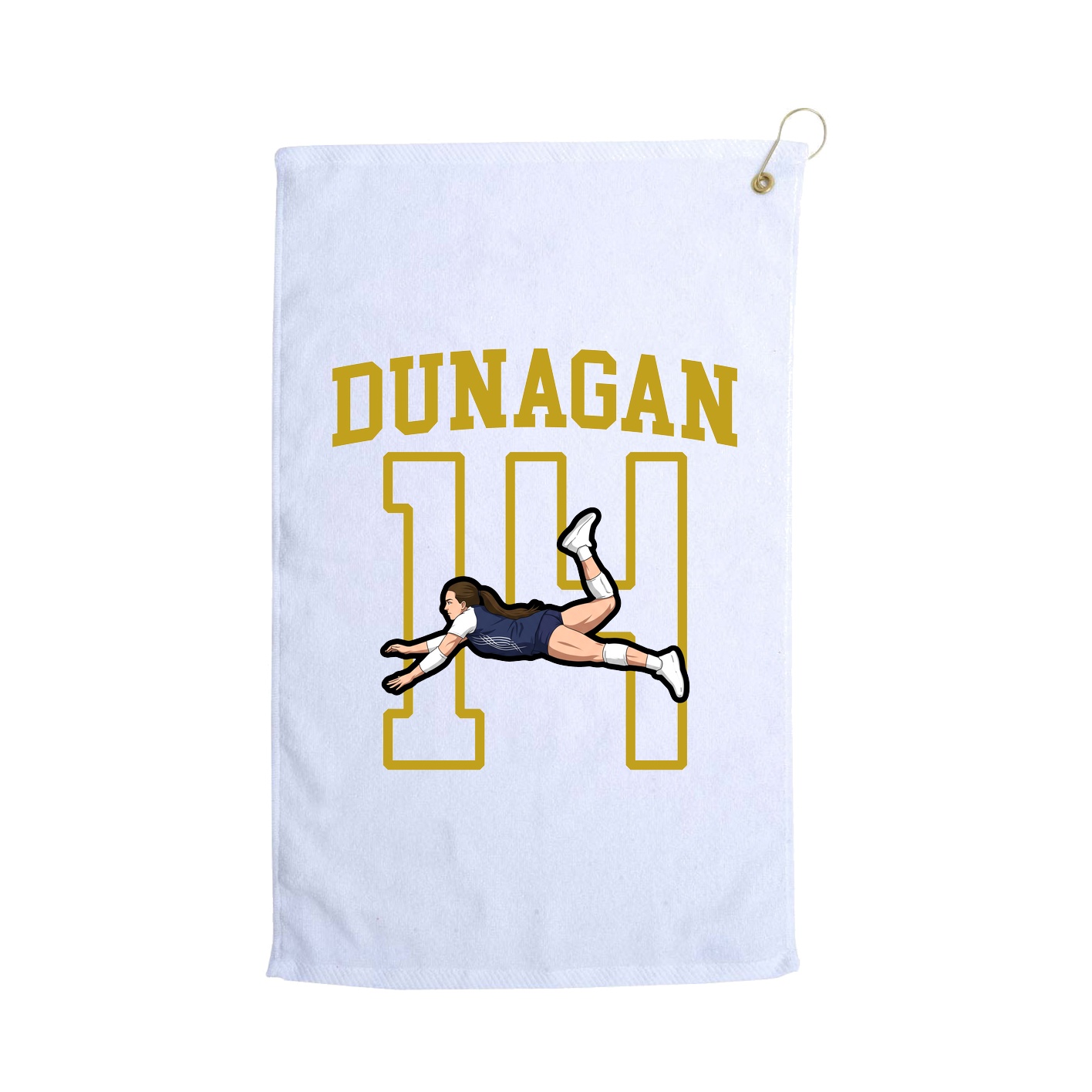 Golf Towel — Shirsey in White