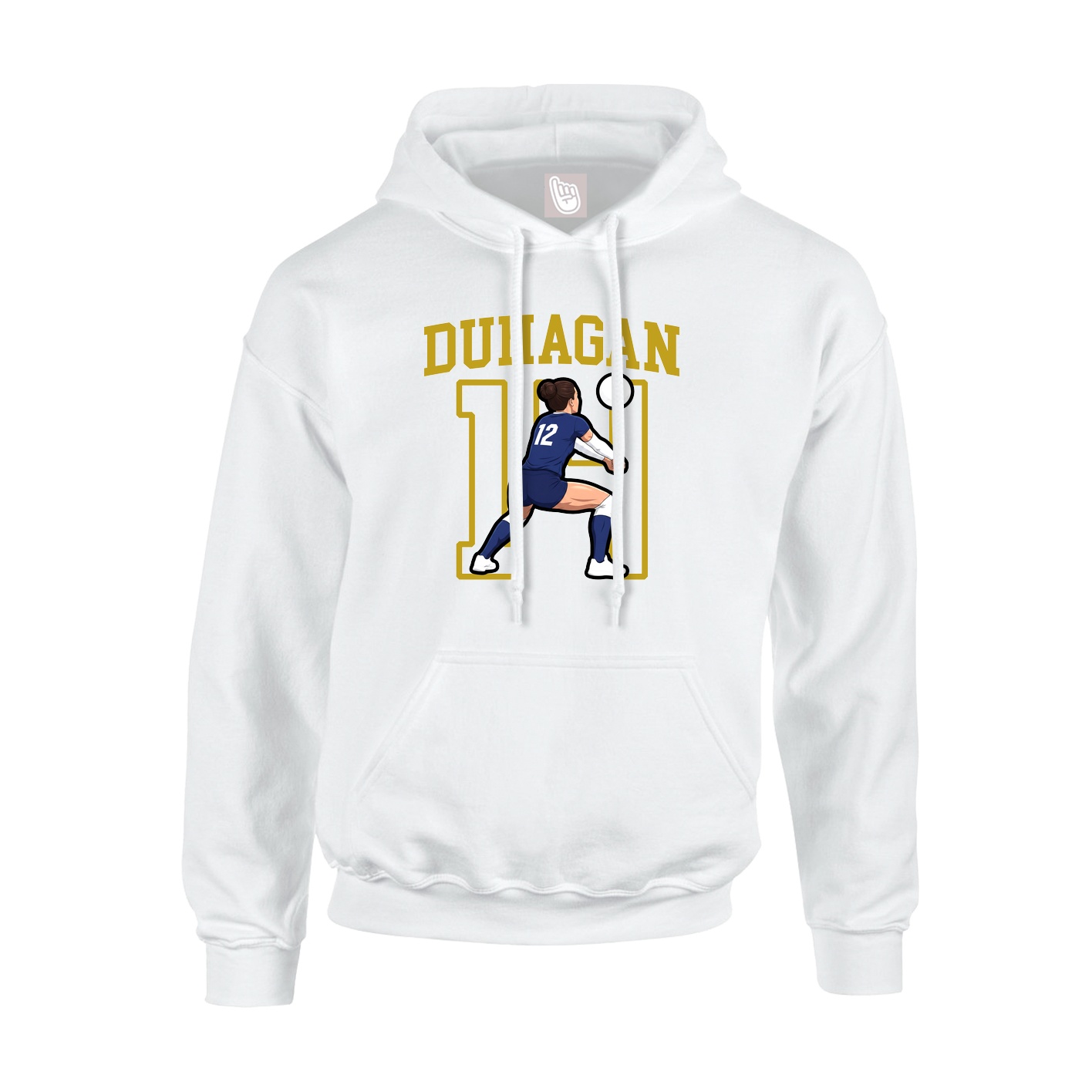 Hoodie — Shirsey in White