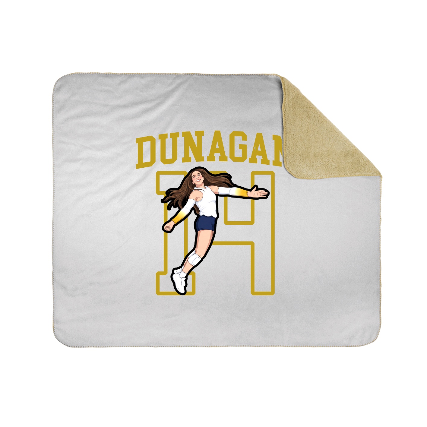 Throw Blanket — Shirsey in White