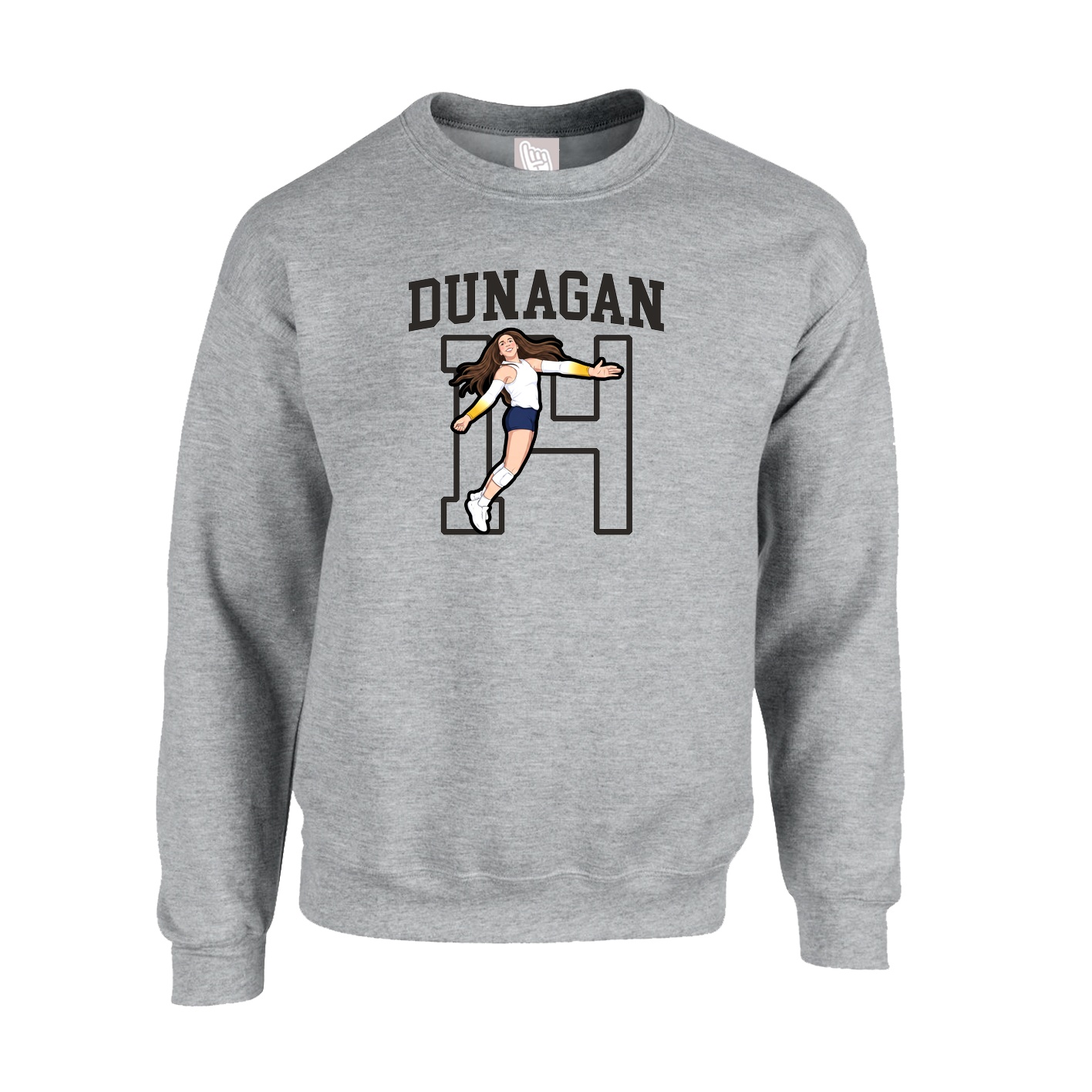 Fleece Crew — Shirsey in Grey