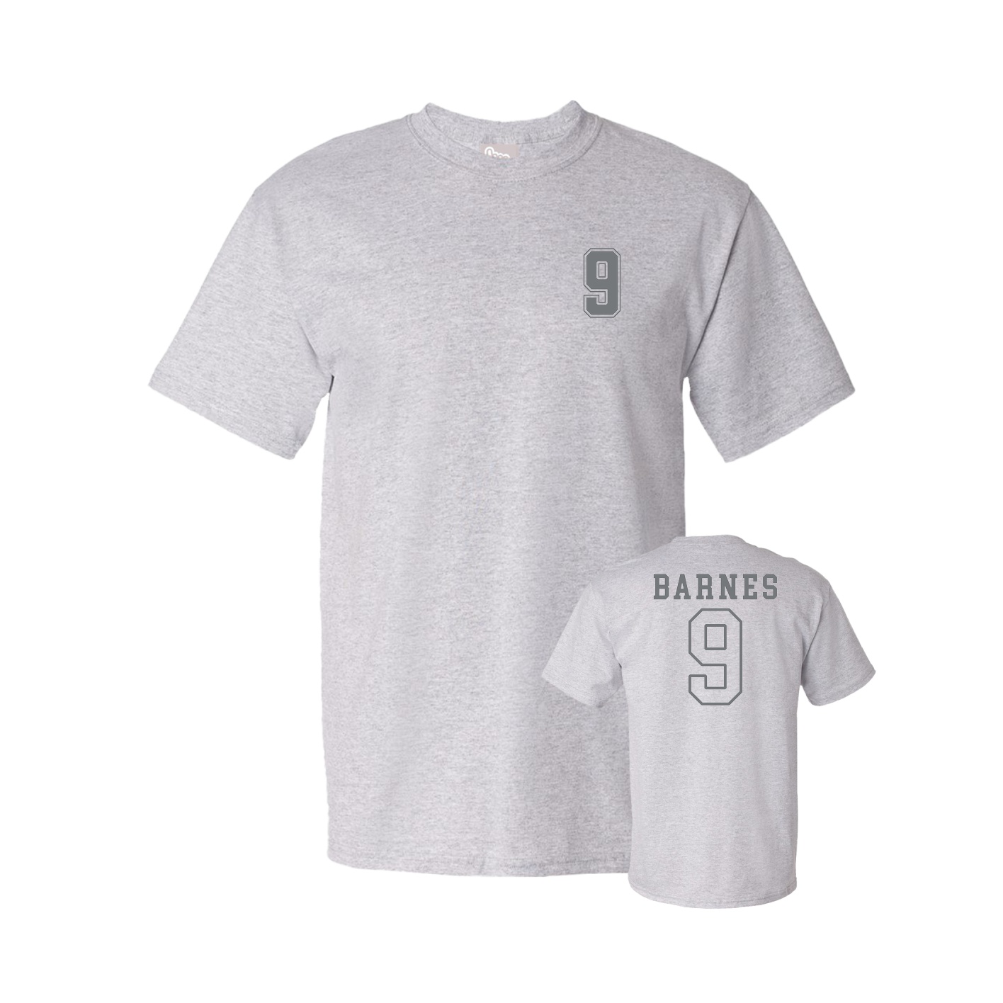 Youth Tee — Chest Back in Grey