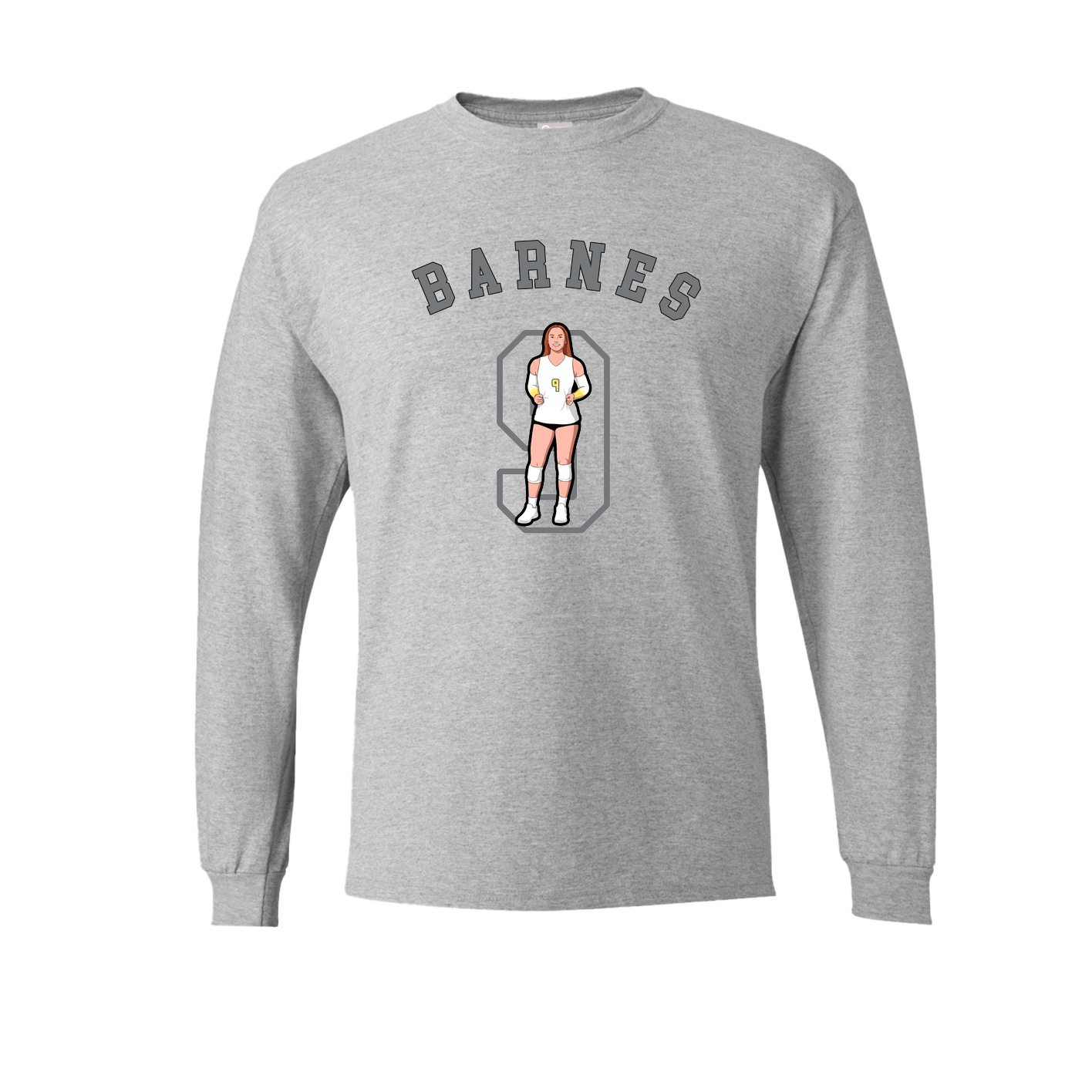 Long Sleeve Tee — Shirsey Arch in Grey