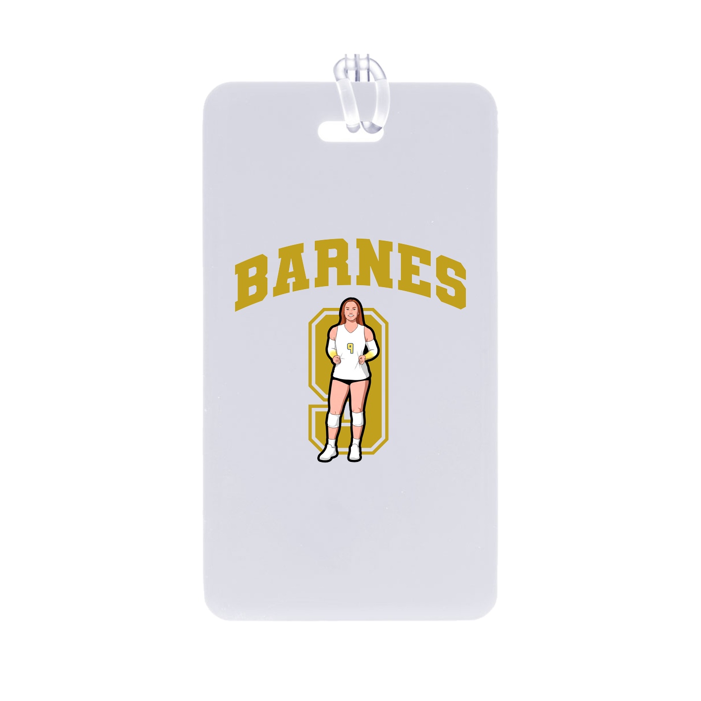 Bag Tag — Number in Classic