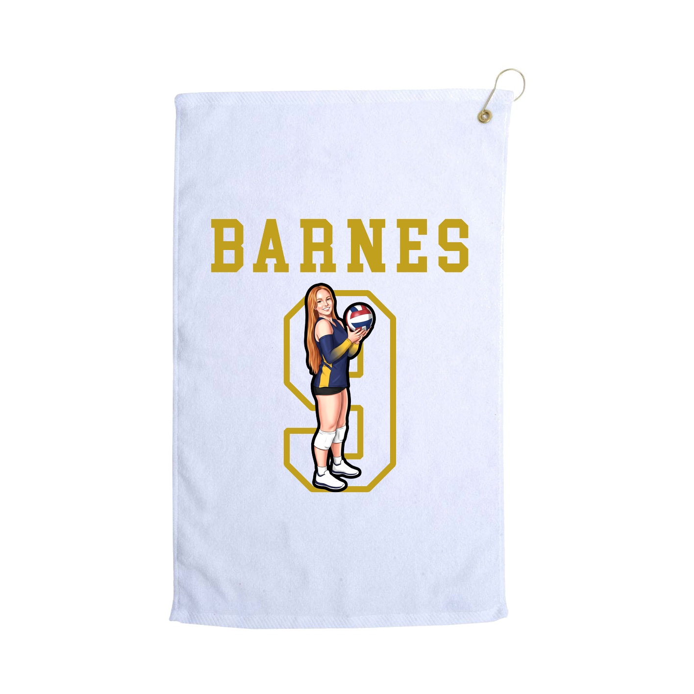Golf Towel — Shirsey in White