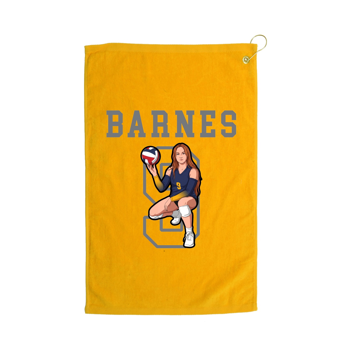 Golf Towel — Shirsey in Gold