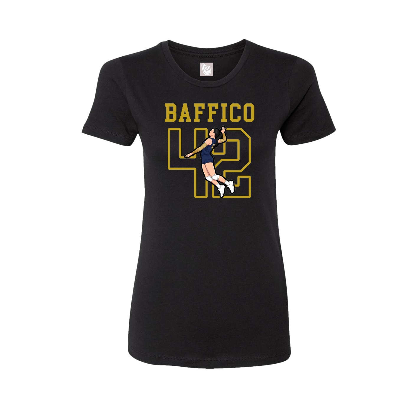 Fitted Women's Tee — Shirsey in Black