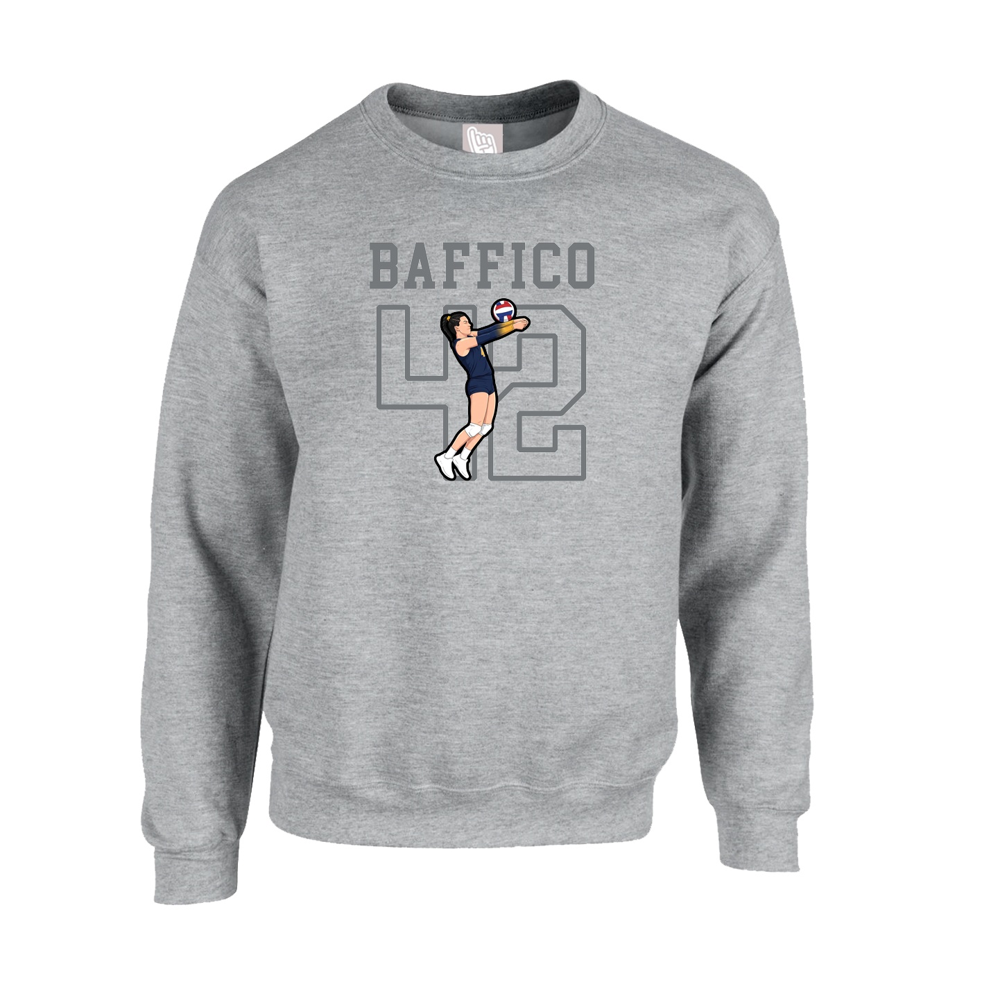 Fleece Crew — Shirsey in Grey