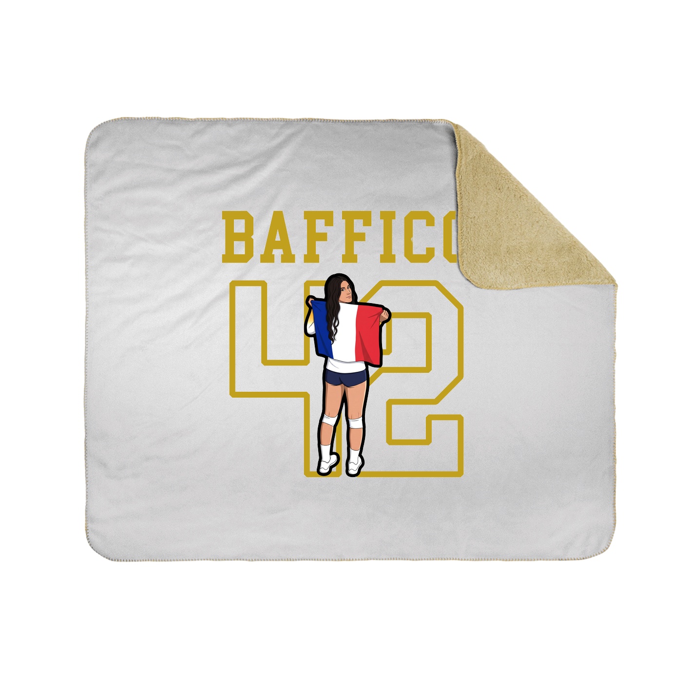Throw Blanket — Shirsey in White