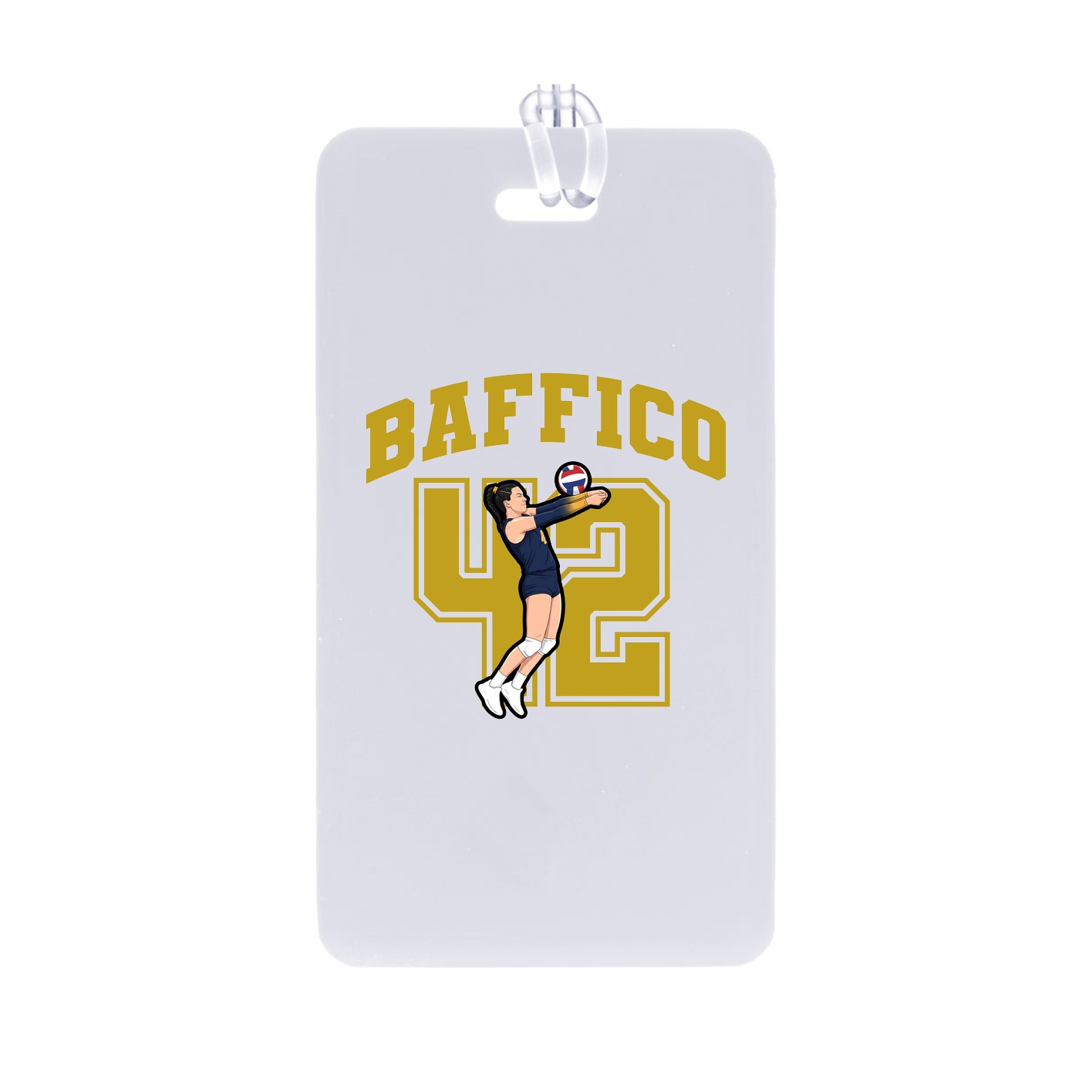 Bag Tag — Number in Classic
