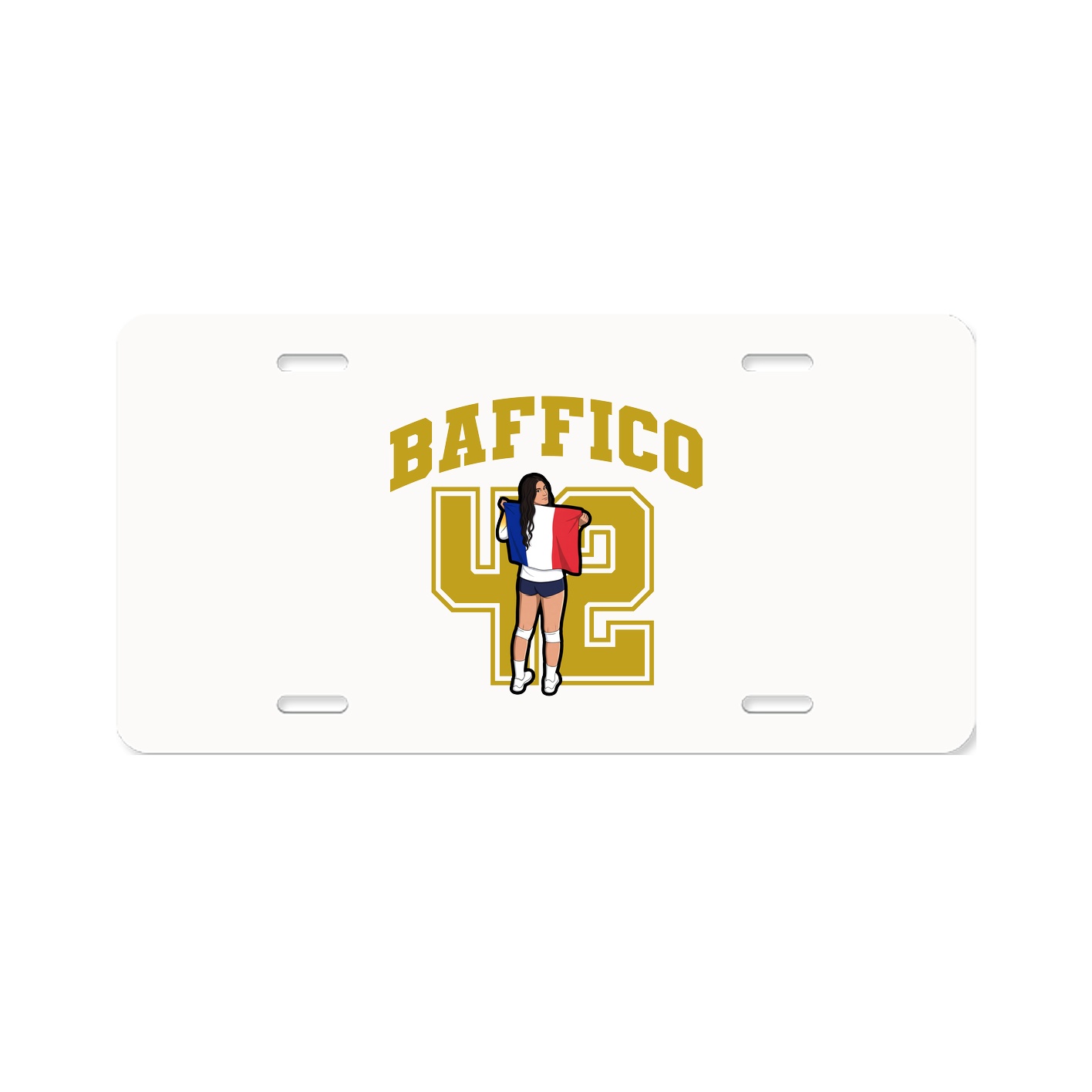 License Plate — Number in Classic