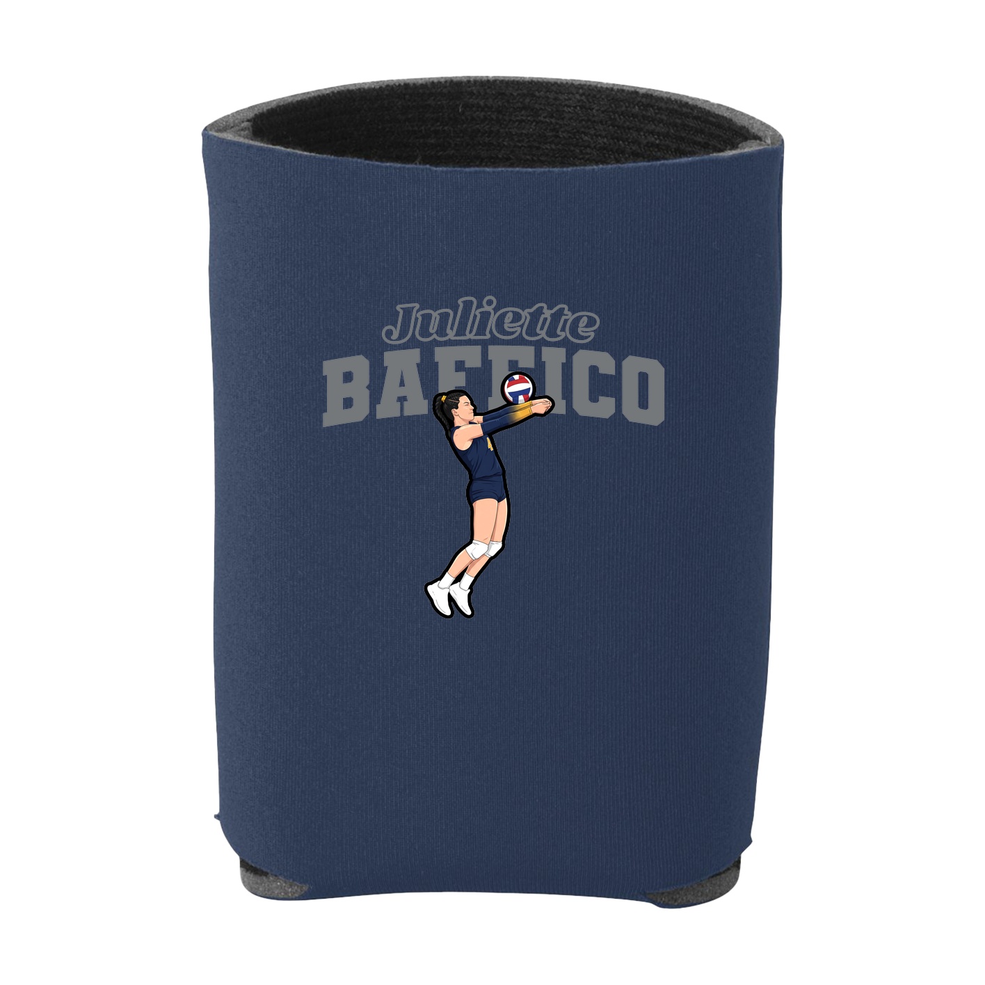 Can Holder — Name Arch in Navy