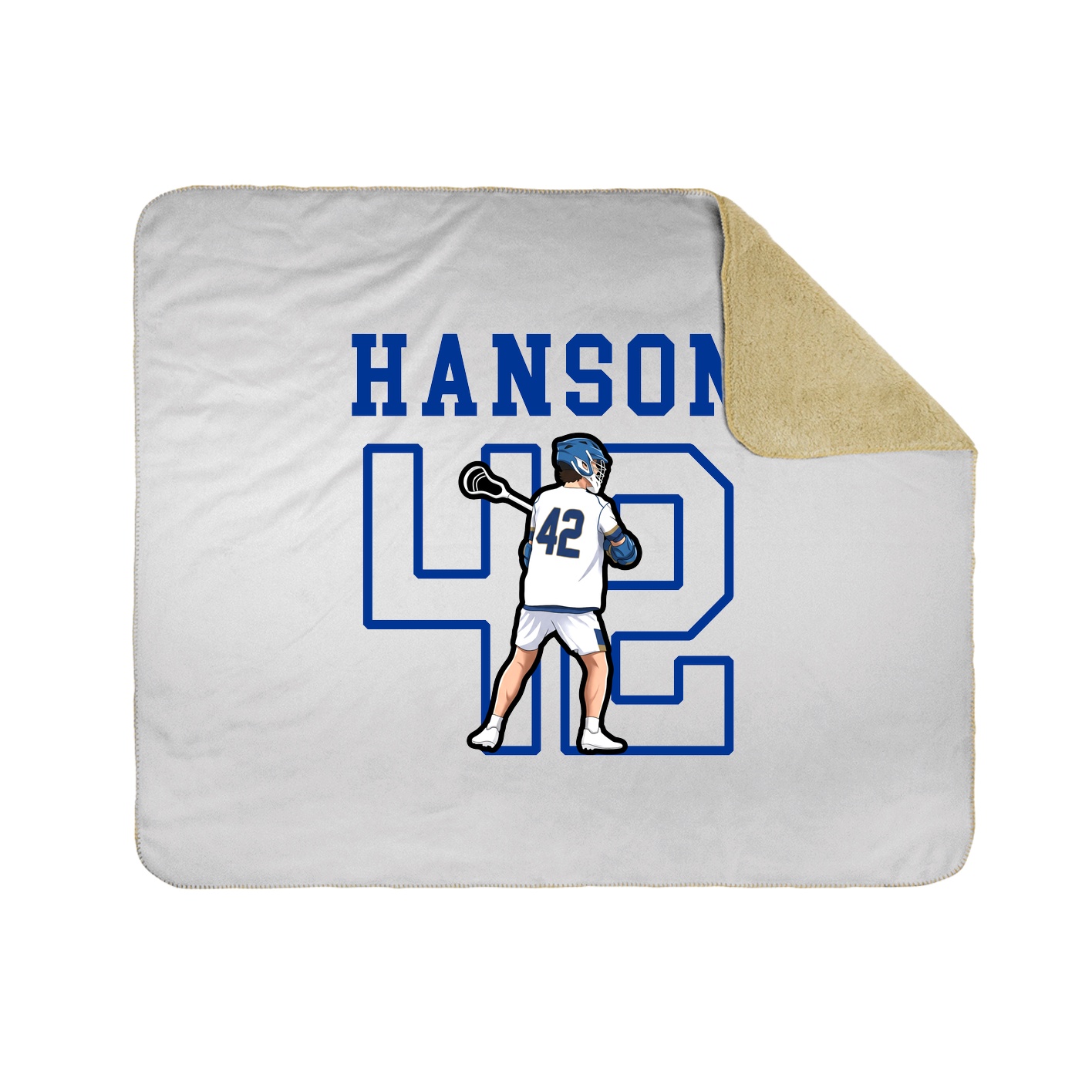 Throw Blanket — Shirsey in White