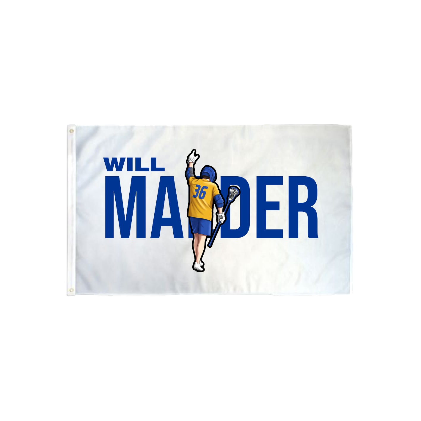 3x5 Flag — Player Name in Classic