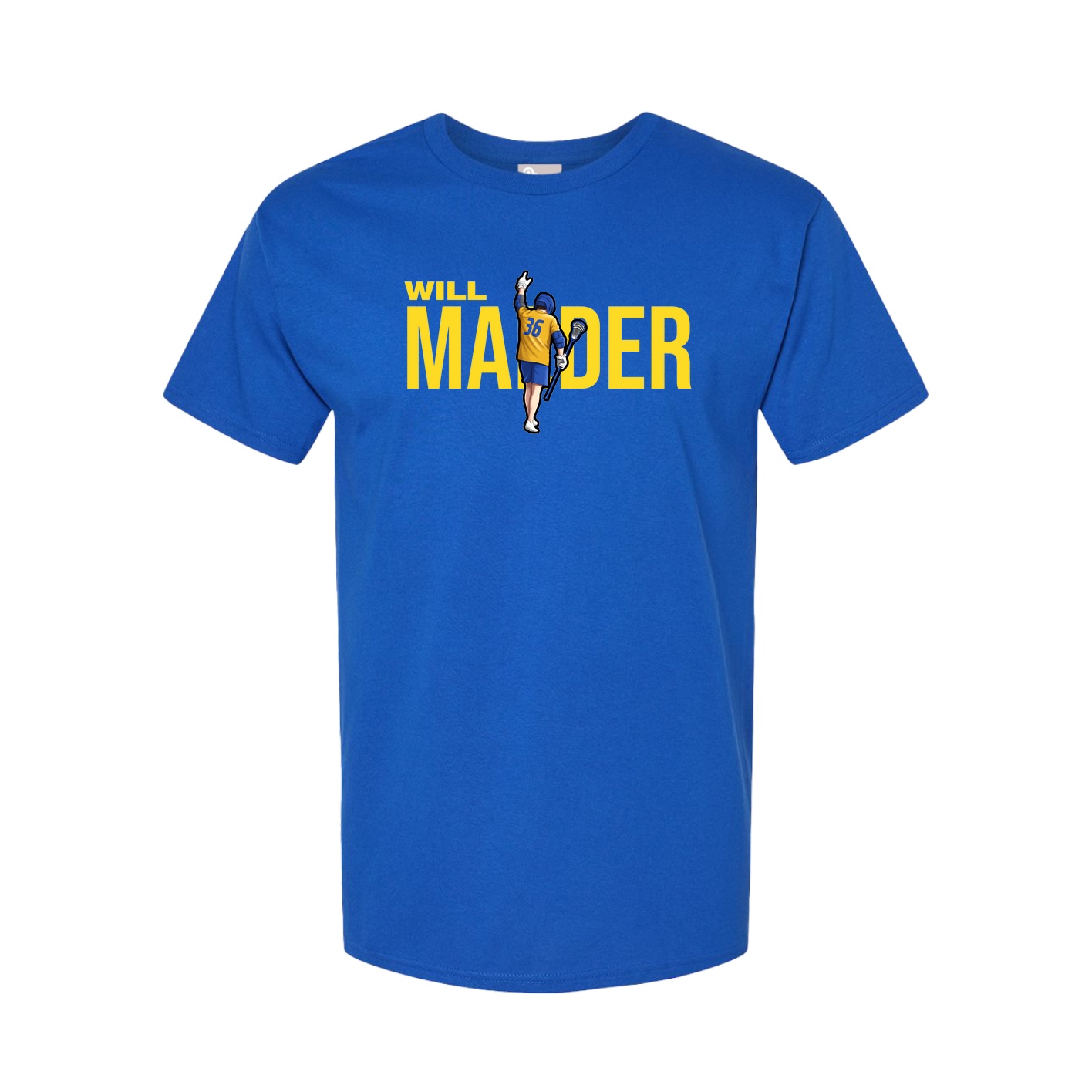Youth Tee — Player Name in Royal