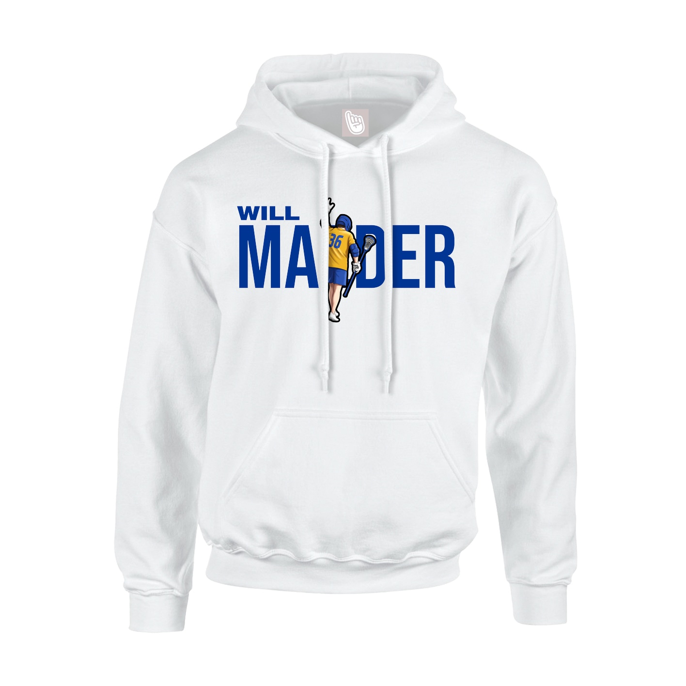 Hoodie — Player Name in White